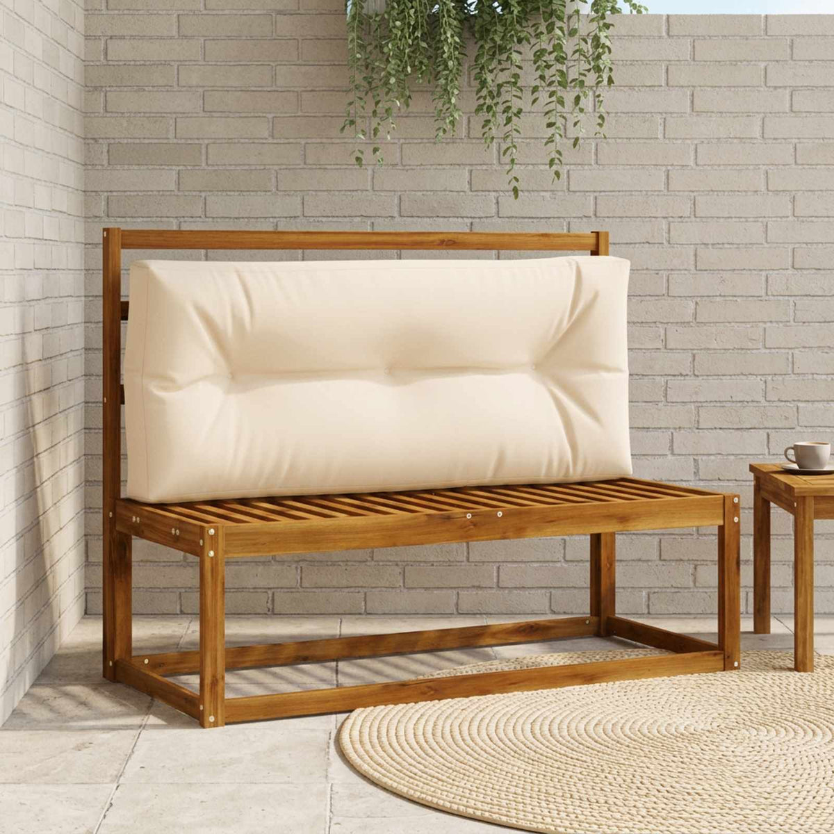 Pallet Rugkussen VIANEN 100% Polyester Crèmekleurig is nu te koop bij PeponiXL, paradijselijk wonen!