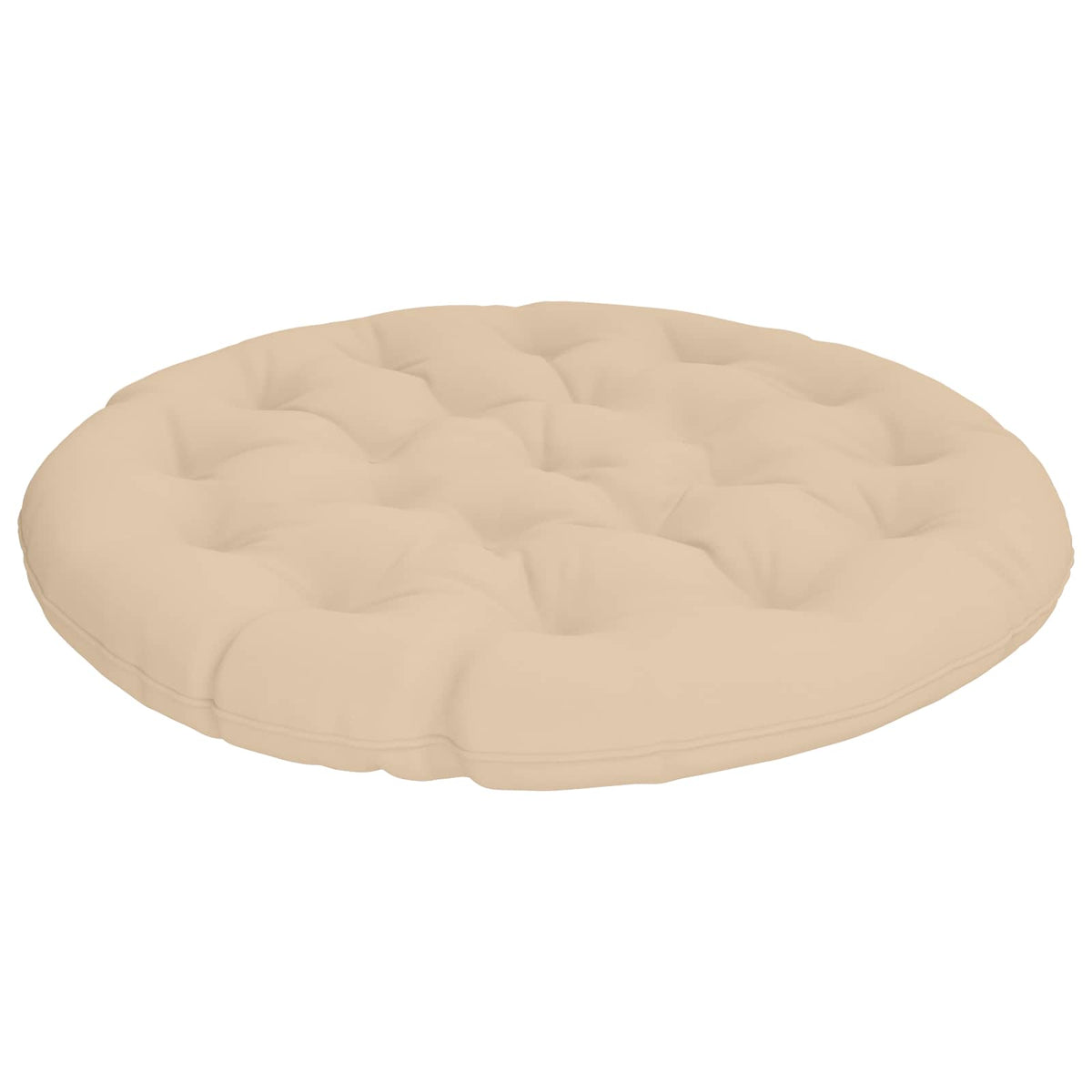 vidaXL Papasan Stoel Kussen VIANEN 100% Polyester Crèmekleurig