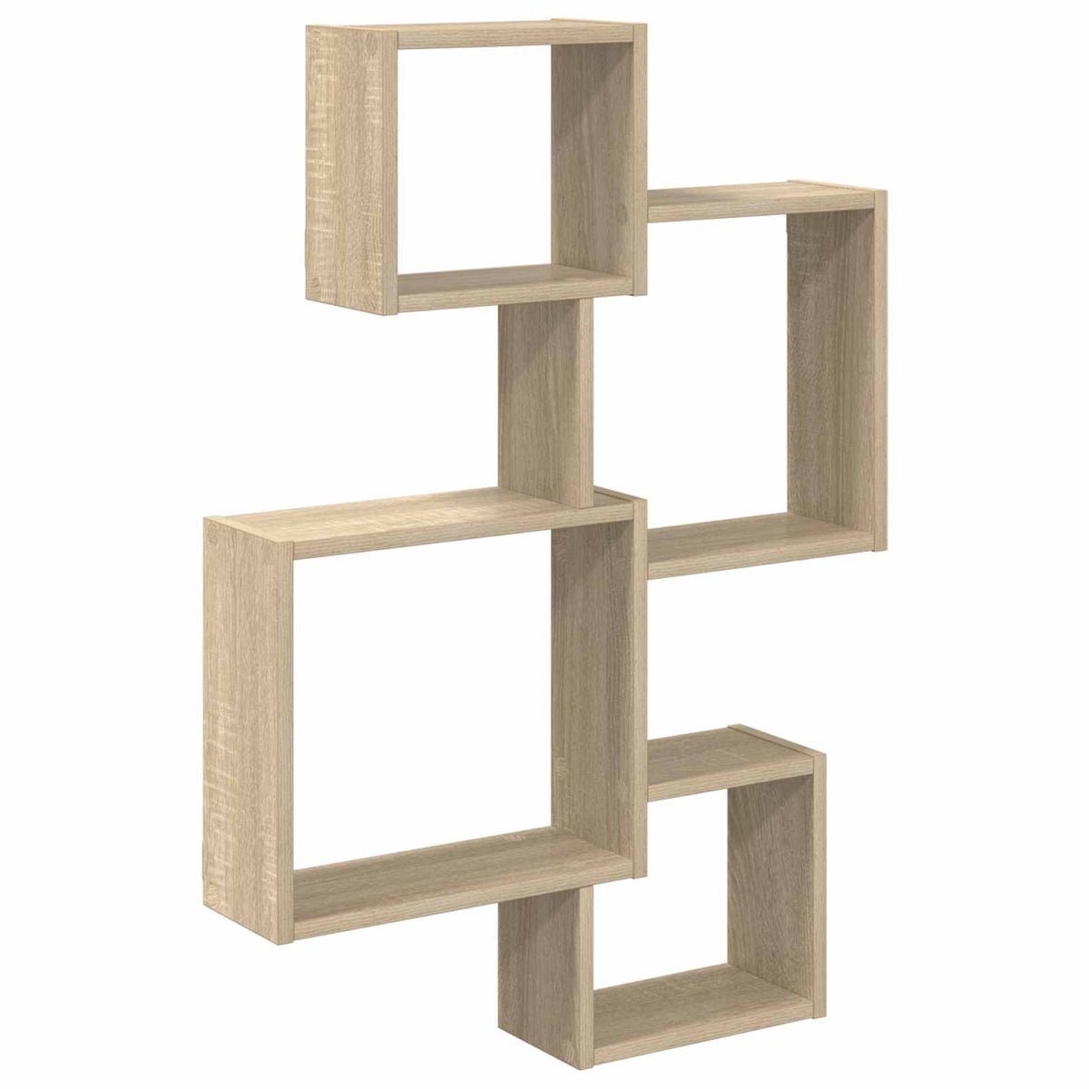 Wand Cube Planken Muurmontage Sonoma Eiken 64 x 13,5 x 91,5 cm is nu te koop bij PeponiXL, paradijselijk wonen!