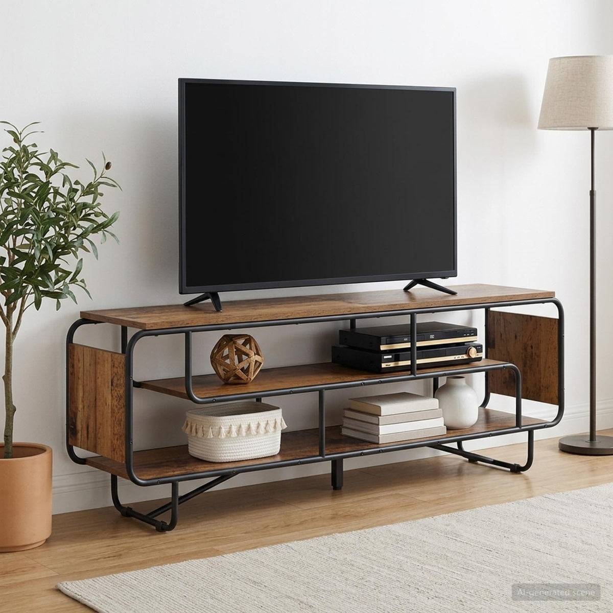 TV-standaard 180 x 36 x 45 cm Oud hout Bewerkt hout is nu te koop bij PeponiXL, paradijselijk wonen!