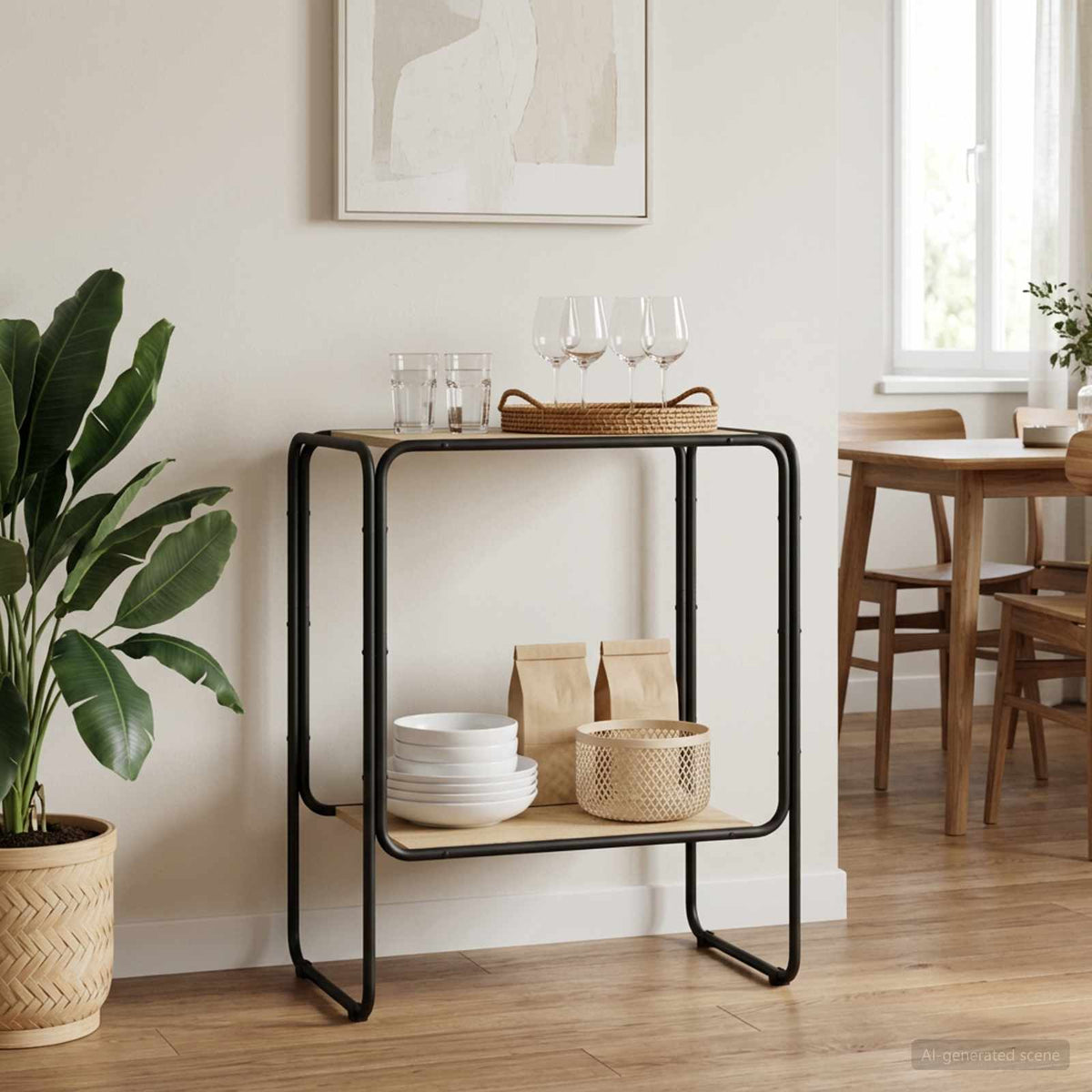 Dressoir Sonoma Eiken 60 x 38 x 75 cm Bewerkt hout is nu te koop bij PeponiXL, paradijselijk wonen!