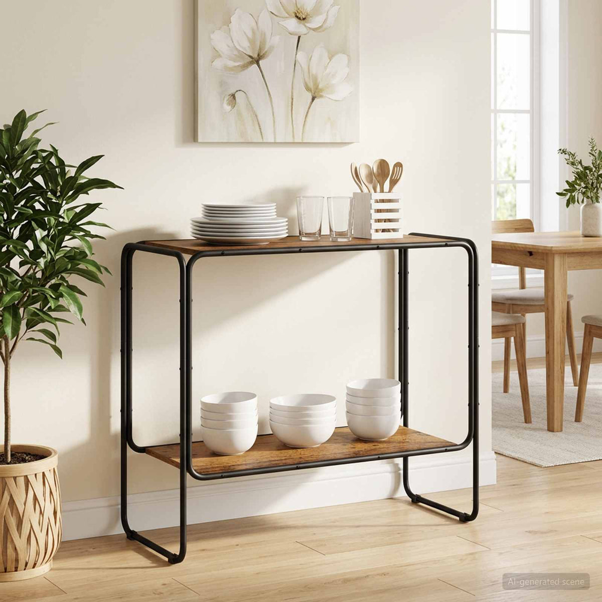 Dressoir Oud hout 93.5 x 38 x 75 cm Bewerkt hout is nu te koop bij PeponiXL, paradijselijk wonen!