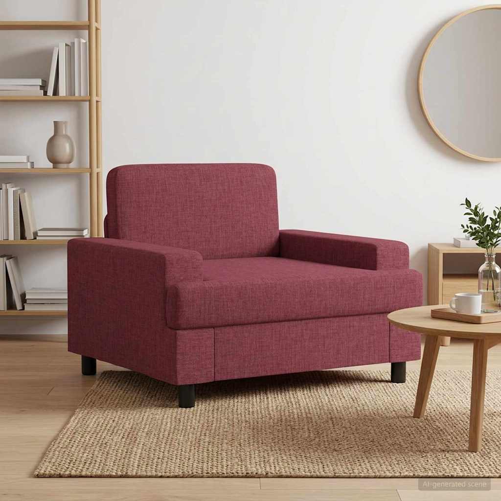 Fauteuil Wijnrood Stof is nu te koop bij PeponiXL, paradijselijk wonen!