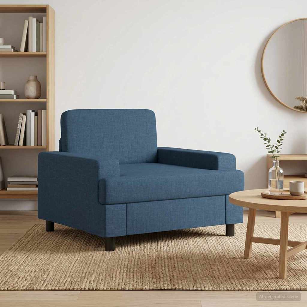 Fauteuil Blauw Stof is nu te koop bij PeponiXL, paradijselijk wonen!