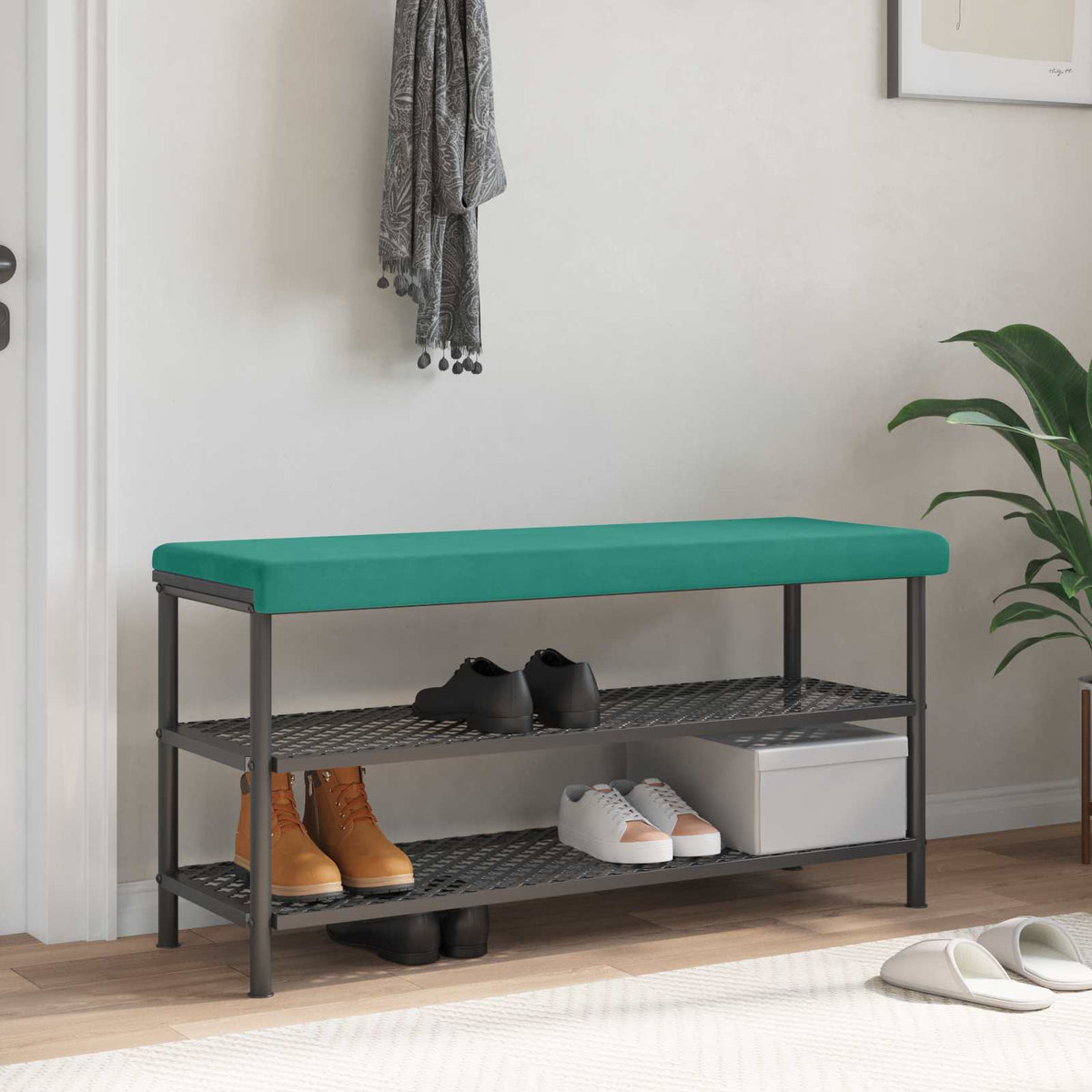 Bankkussen fluweel Turquoise Diepte 35 cm is nu te koop bij PeponiXL, paradijselijk wonen!