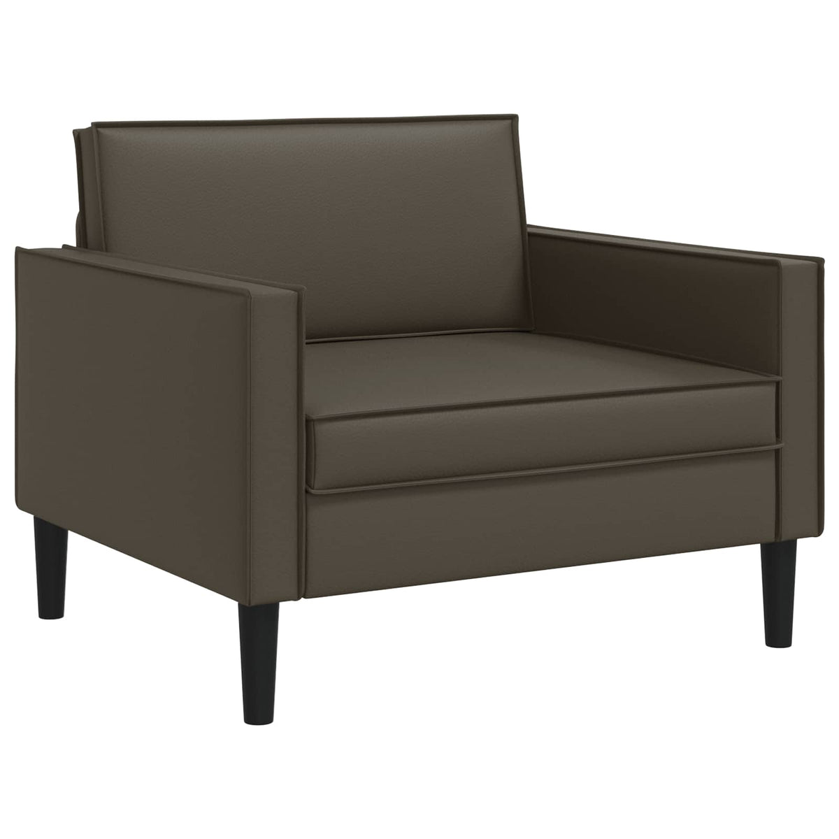 vidaXL XL fauteuil Bruin Kunstleer