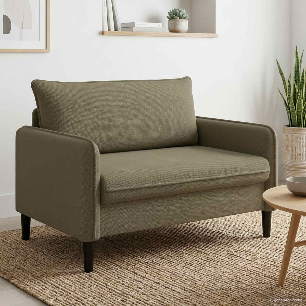 vidaXL XXL fauteuil Kaki fluweel
