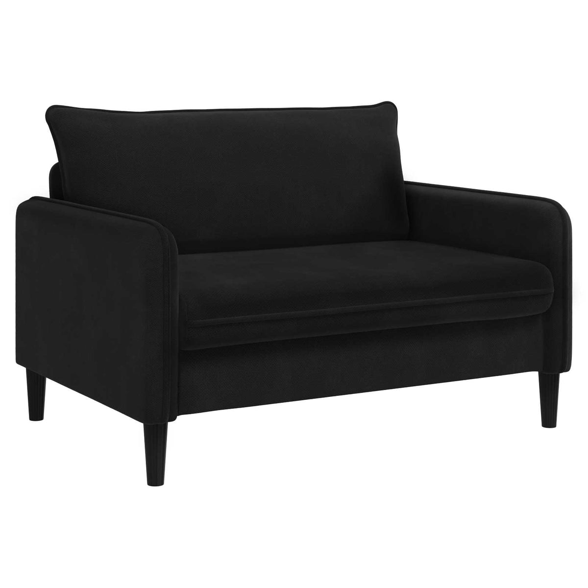 vidaXL XXL fauteuil Zwart fluweel