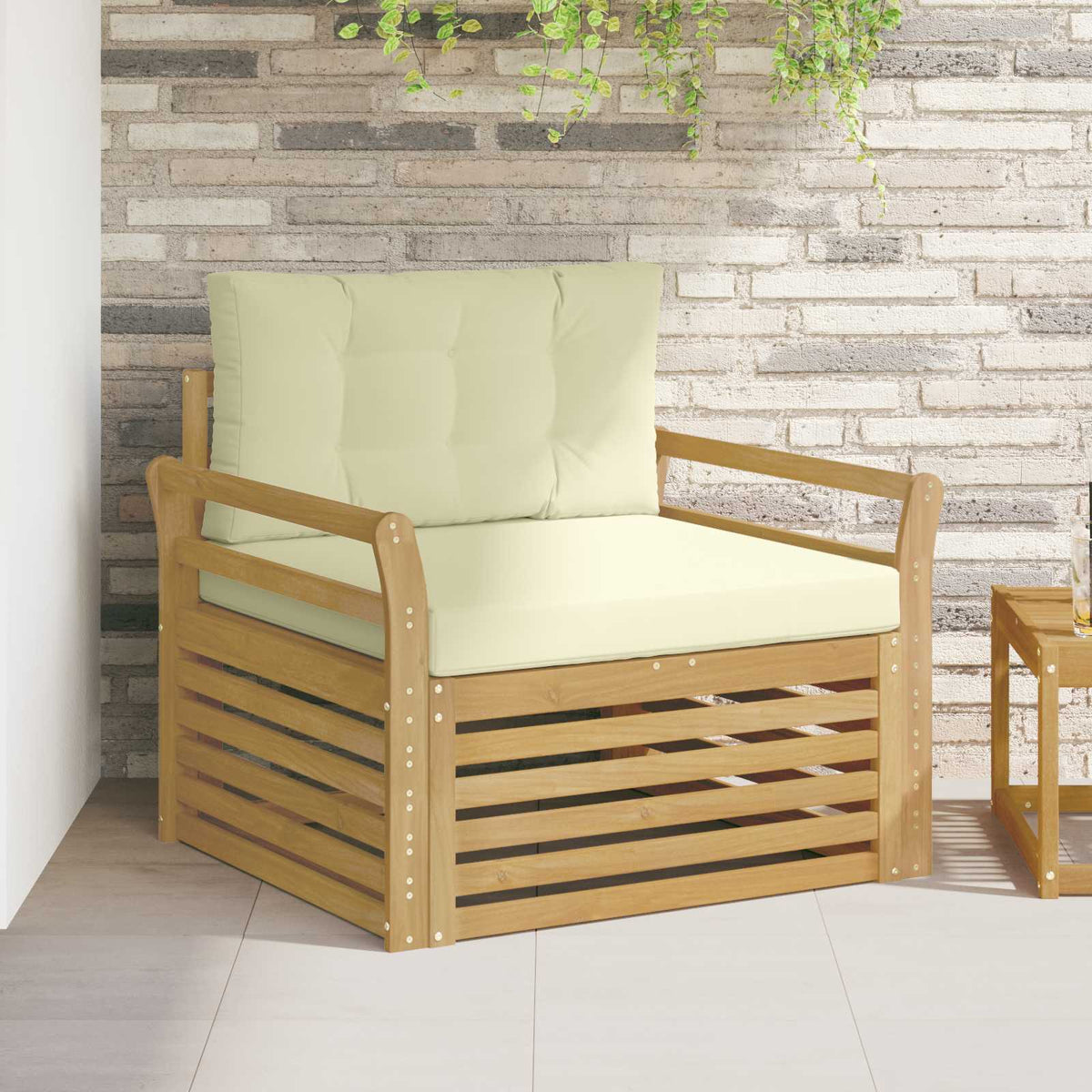 Tuinbank Polyester Wit is nu te koop bij PeponiXL, paradijselijk wonen!