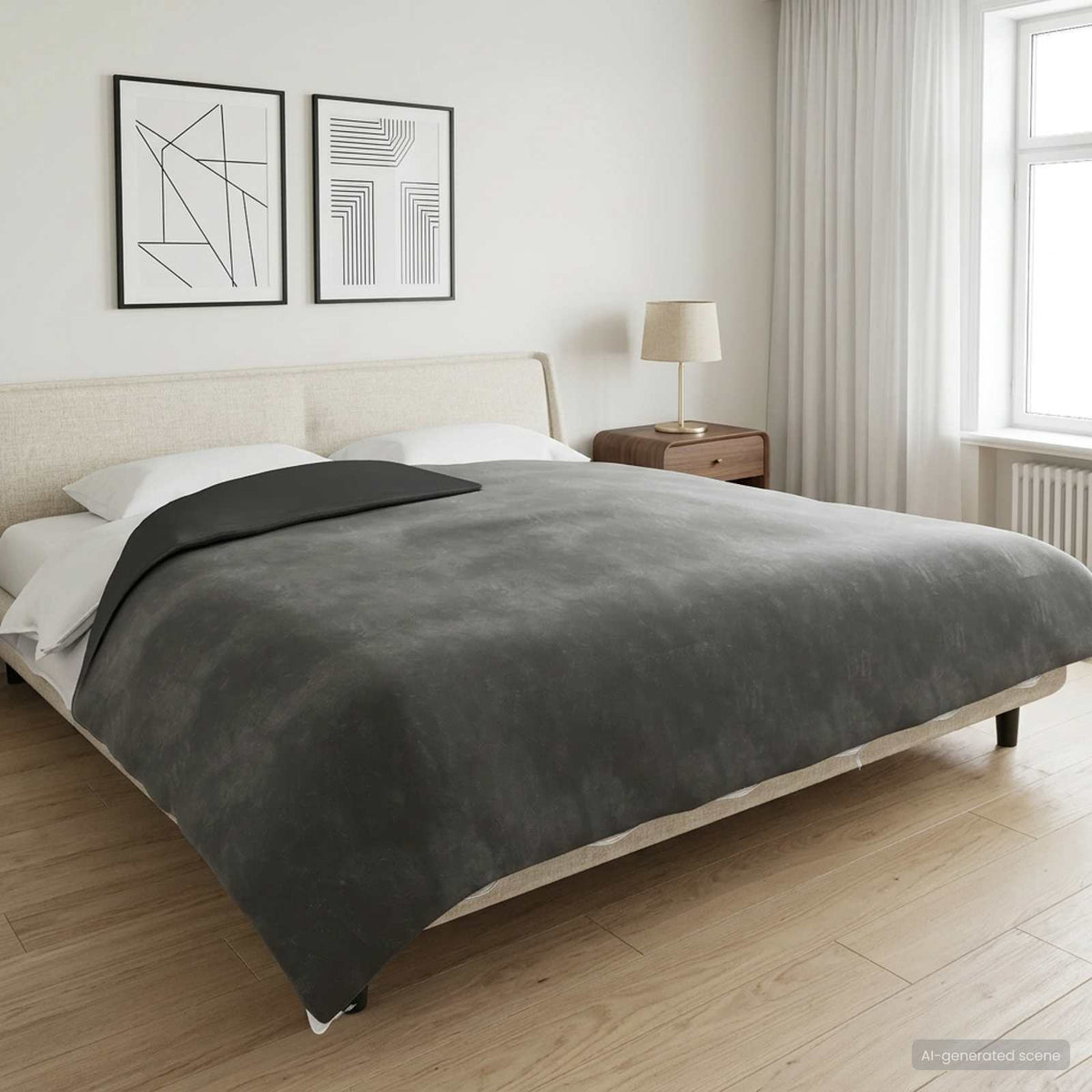 Verzwaarde Dekens Antraciet 200 x 220 cm 13 kg 100% Katoen 205T is nu te koop bij PeponiXL, paradijselijk wonen!