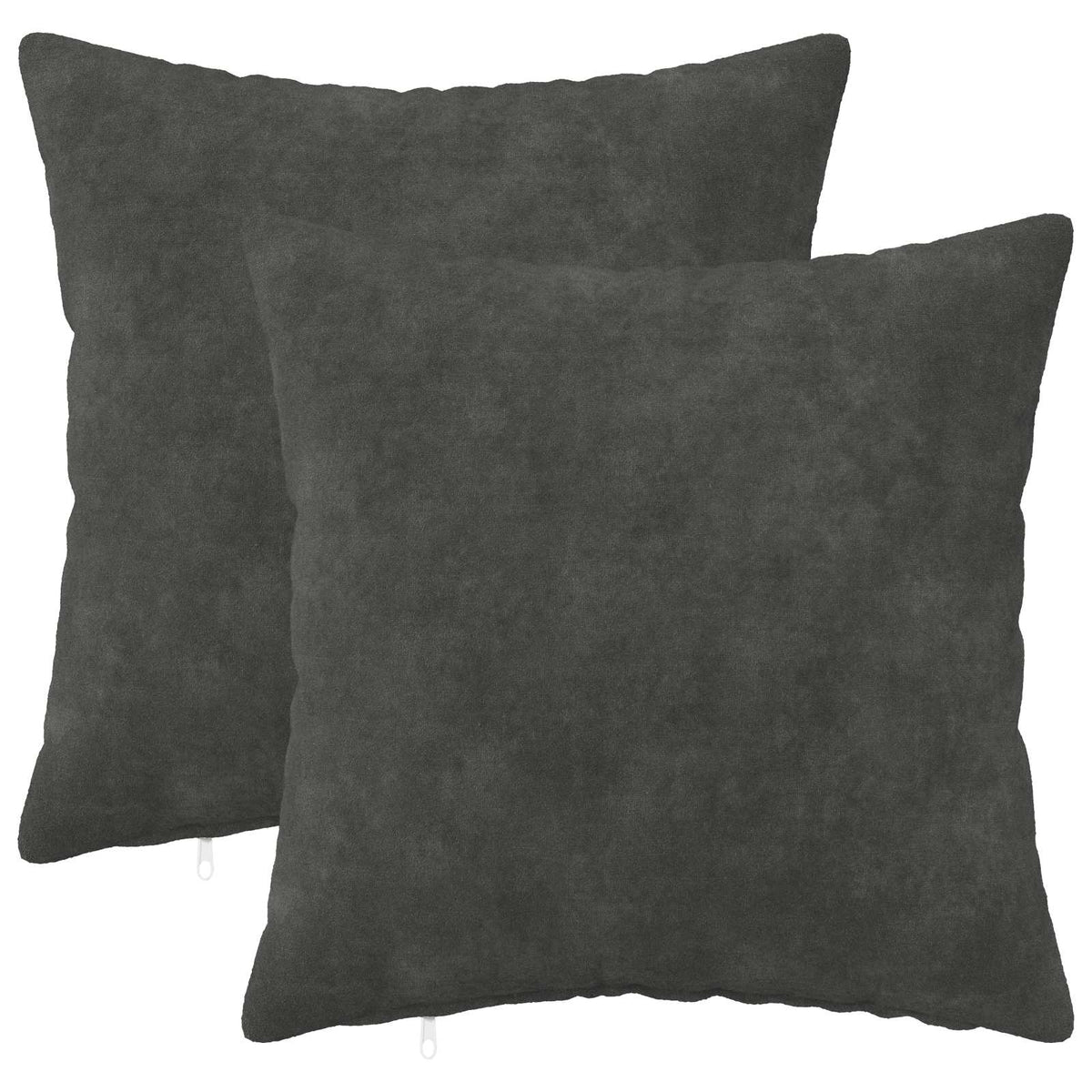 Kussen met kussen HEERLEN 2 st Antraciet Microfiber Fleece is nu te koop bij PeponiXL, paradijselijk wonen!