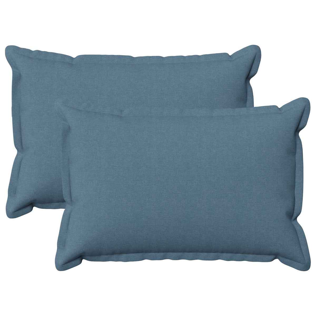 Kussen met kussen HOUTEN 2 st Jeans Blauw Faux Linnen is nu te koop bij PeponiXL, paradijselijk wonen!