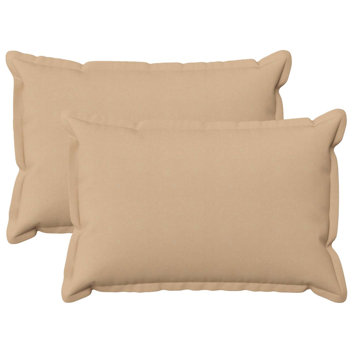 Kussen met kussen HOUTEN 2 st Crèmekleurig Faux Linnen is nu te koop bij PeponiXL, paradijselijk wonen!