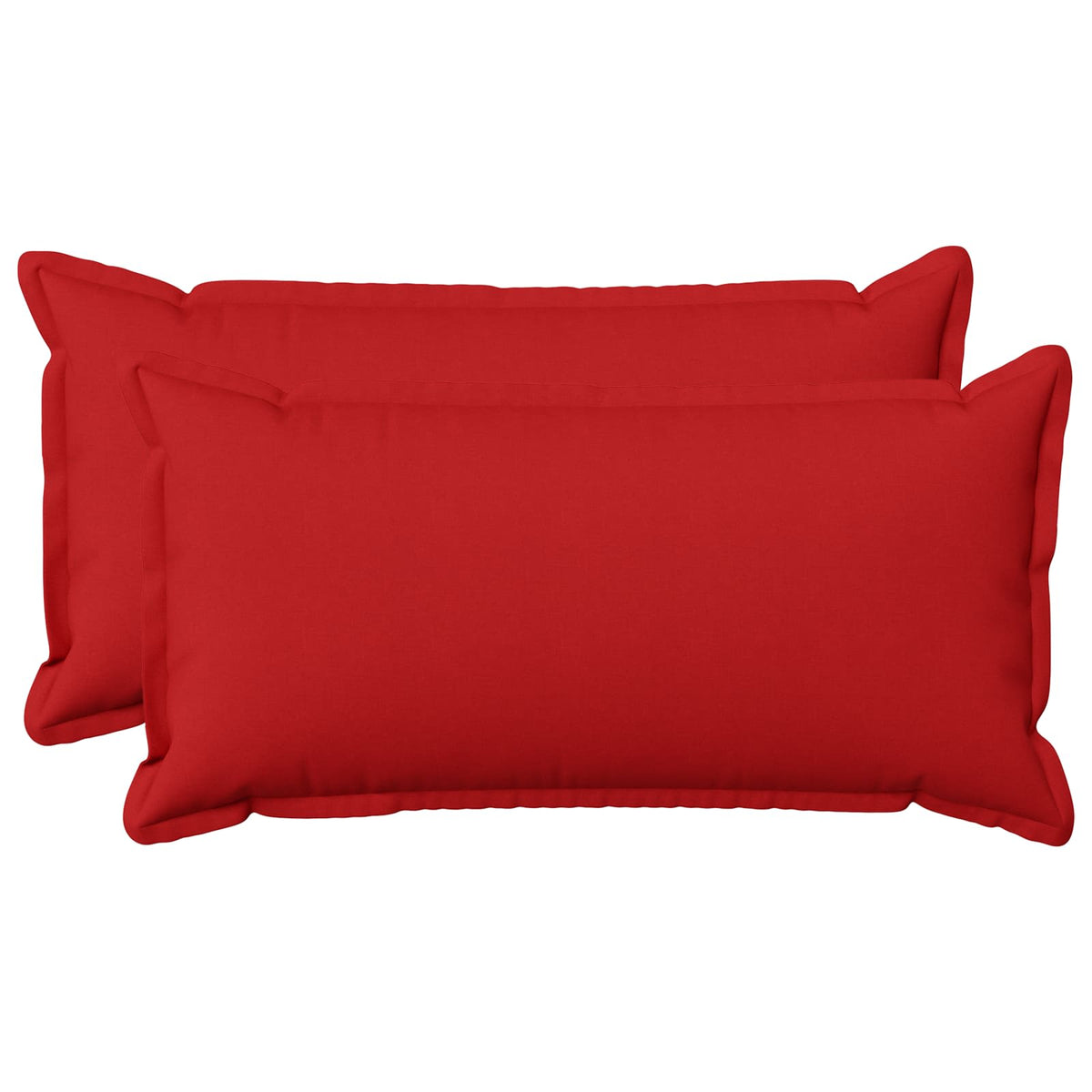 Kussen met kussen HOUTEN 2 st Rood Faux Linnen is nu te koop bij PeponiXL, paradijselijk wonen!