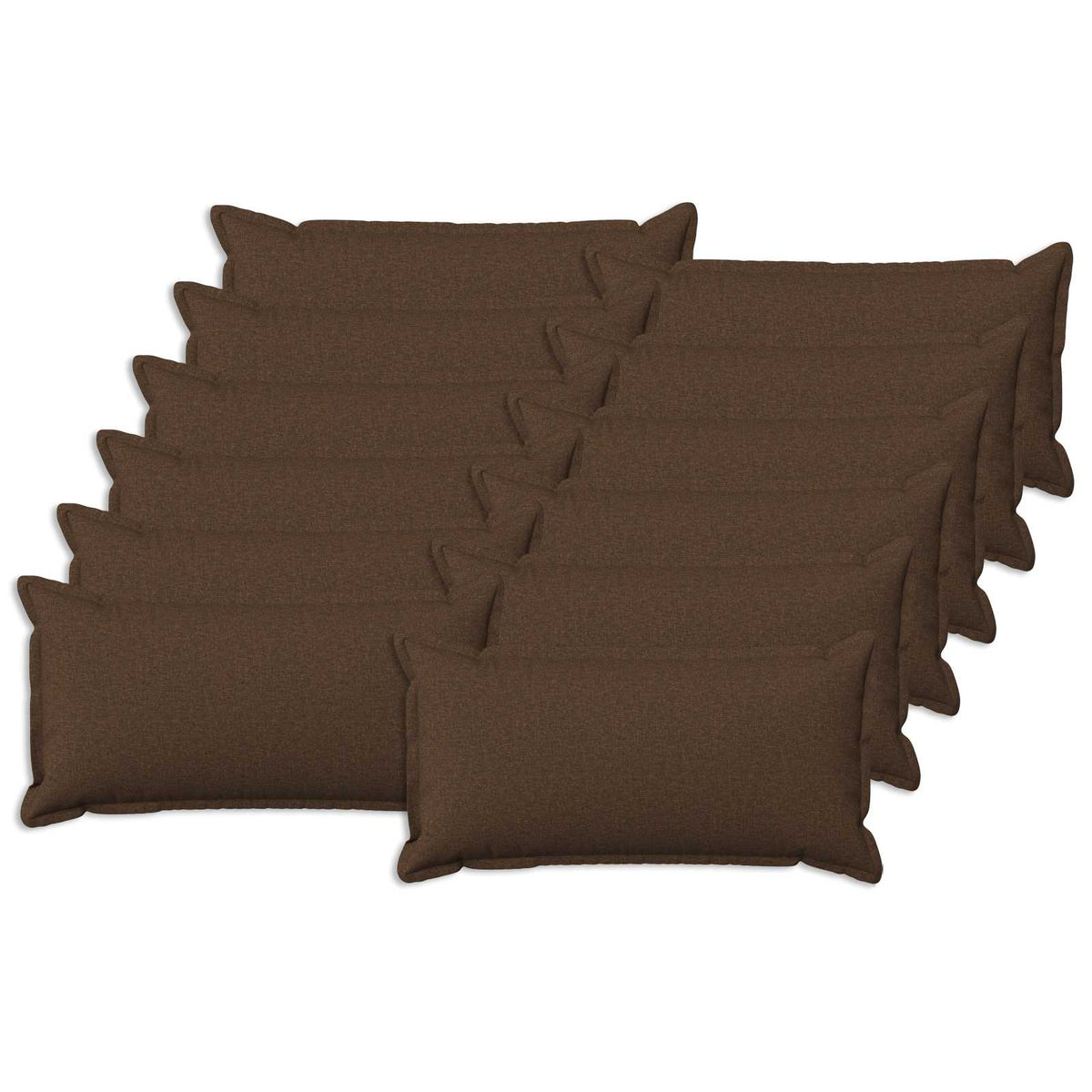 Kussen met kussen HOUTEN 12 st Bruin Faux Linnen is nu te koop bij PeponiXL, paradijselijk wonen!