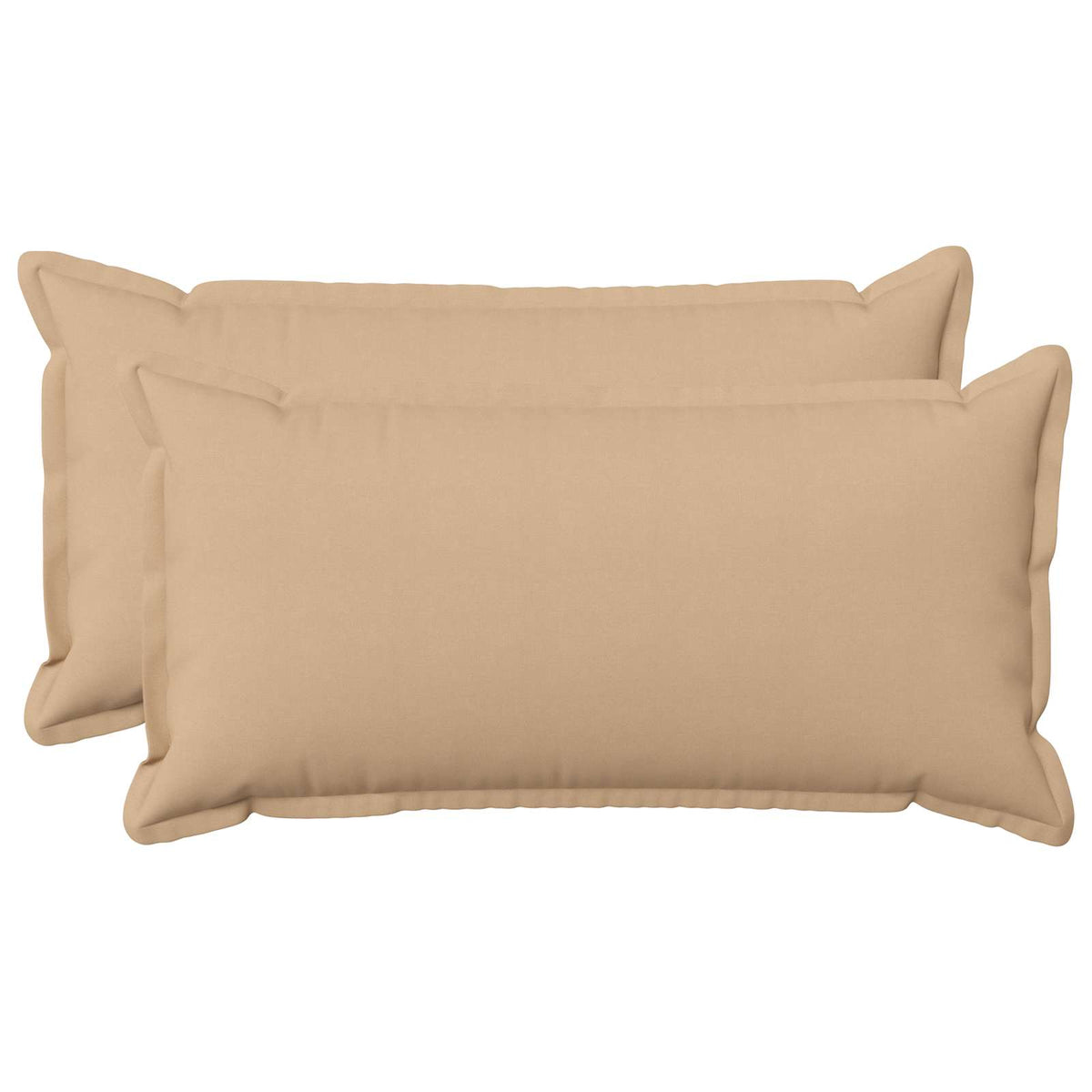 Kussen met kussen HOUTEN 2 st Crèmekleurig Faux Linnen is nu te koop bij PeponiXL, paradijselijk wonen!