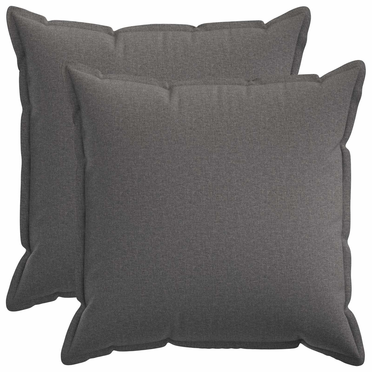 Kussen met kussen HOUTEN 2 st Lichtgrijs Faux Linnen is nu te koop bij PeponiXL, paradijselijk wonen!