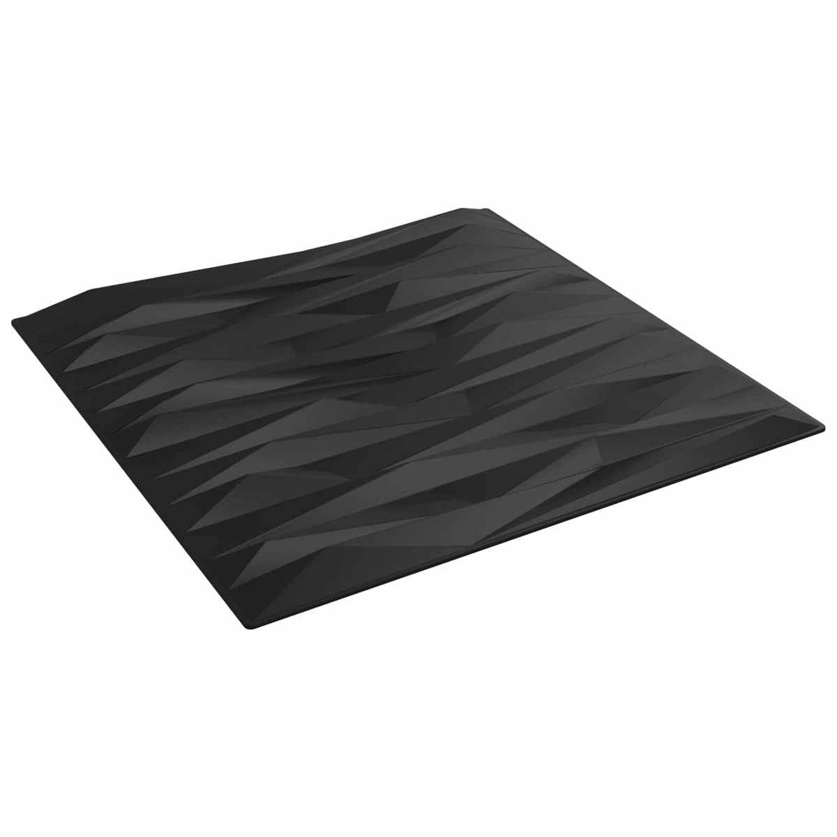 Wandpanelen 48 pcs Zwarte Steen 50 x 50 cm XPS Schuim is nu te koop bij PeponiXL, paradijselijk wonen!