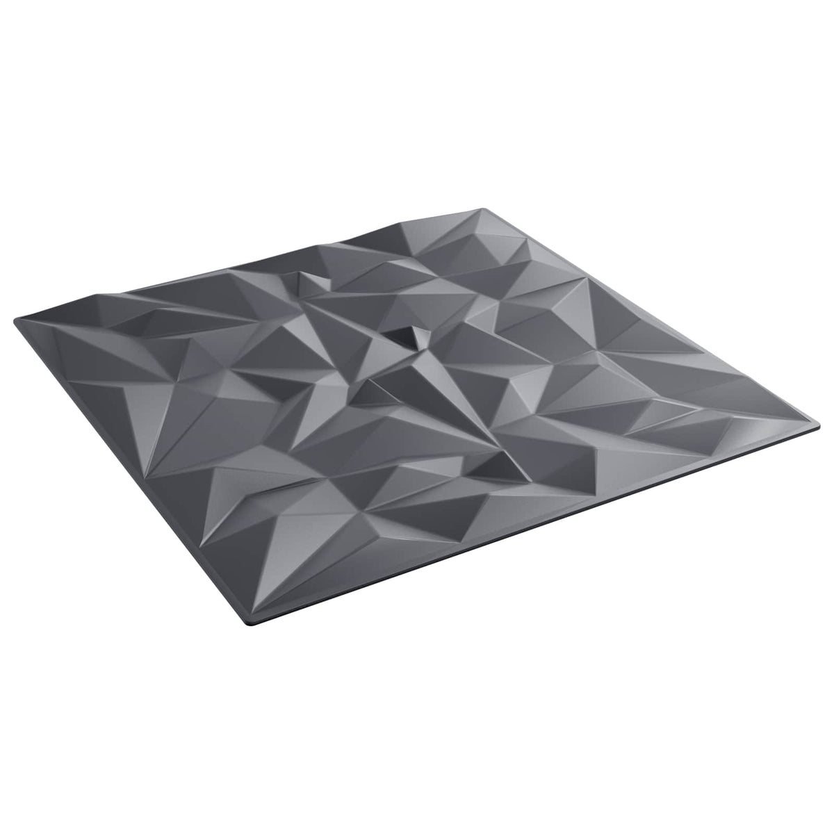 Wandpanelen 12 pcs Amethist Grijs 50 x 50 cm XPS Schuim is nu te koop bij PeponiXL, paradijselijk wonen!