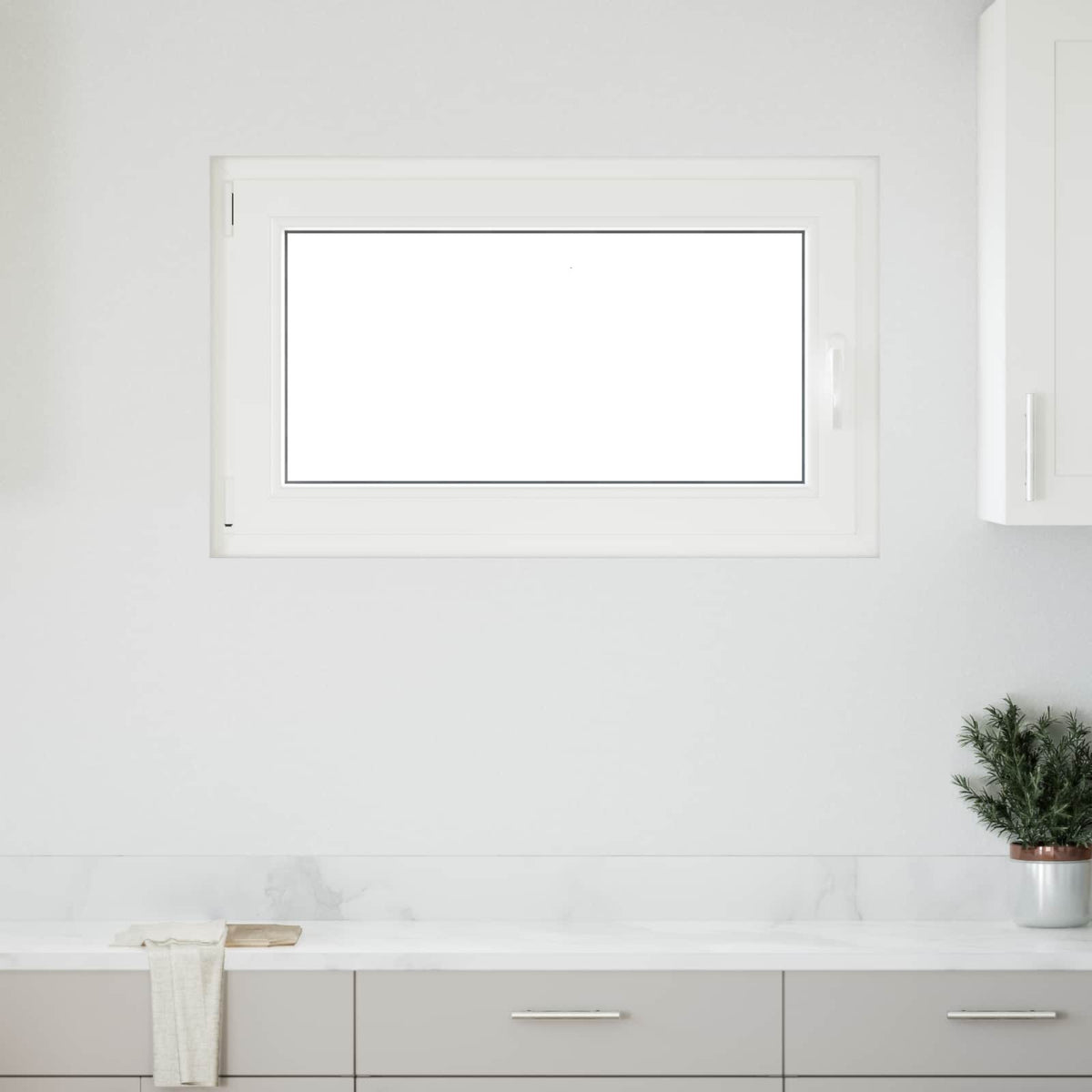 Kelderraam RISOR 100 x 60 cm PVC en glas Antracietkleurig is nu te koop bij PeponiXL, paradijselijk wonen!