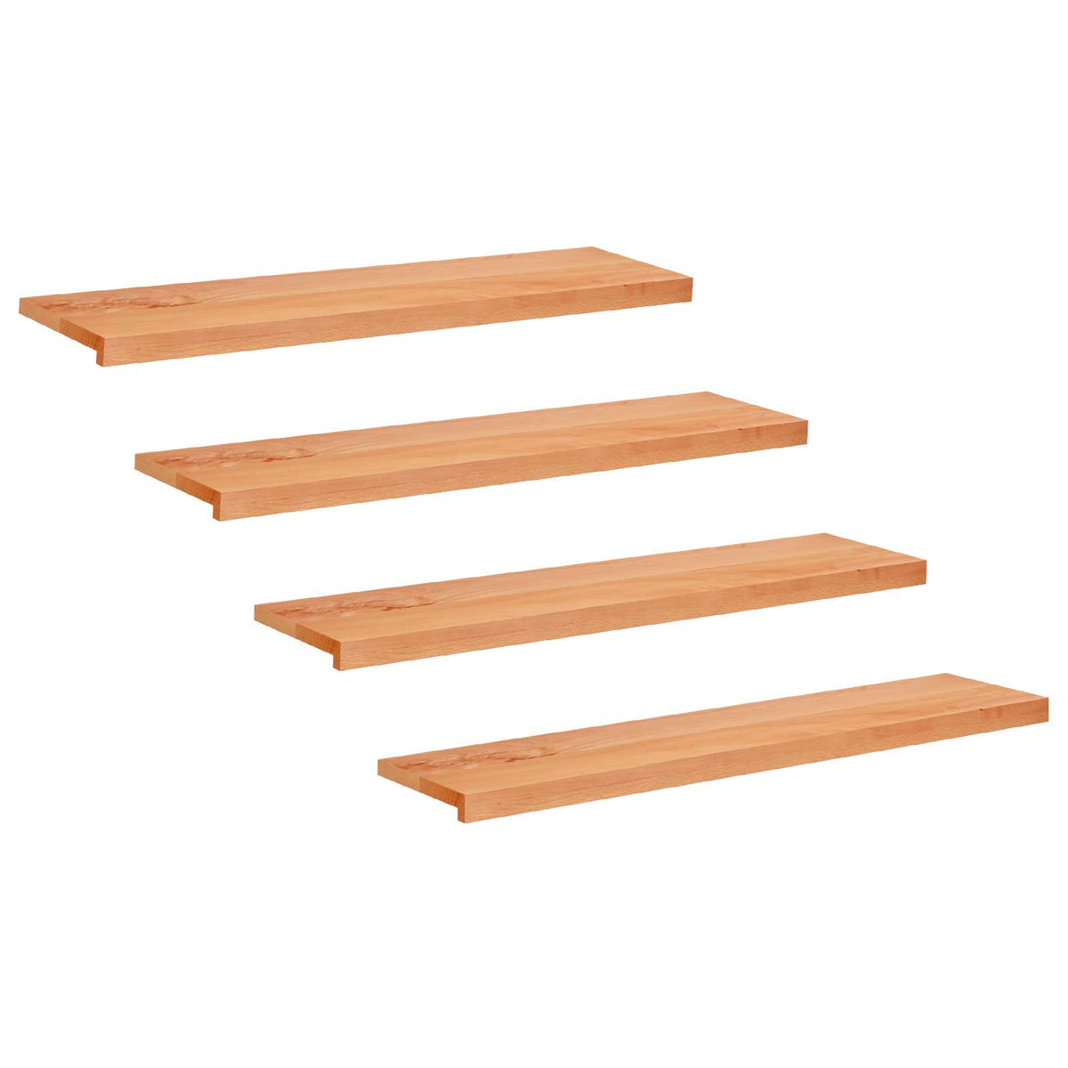 Trapmatten 4 st Lak 120 x 25 x 2 cm Massief beukenhout is nu te koop bij PeponiXL, paradijselijk wonen!