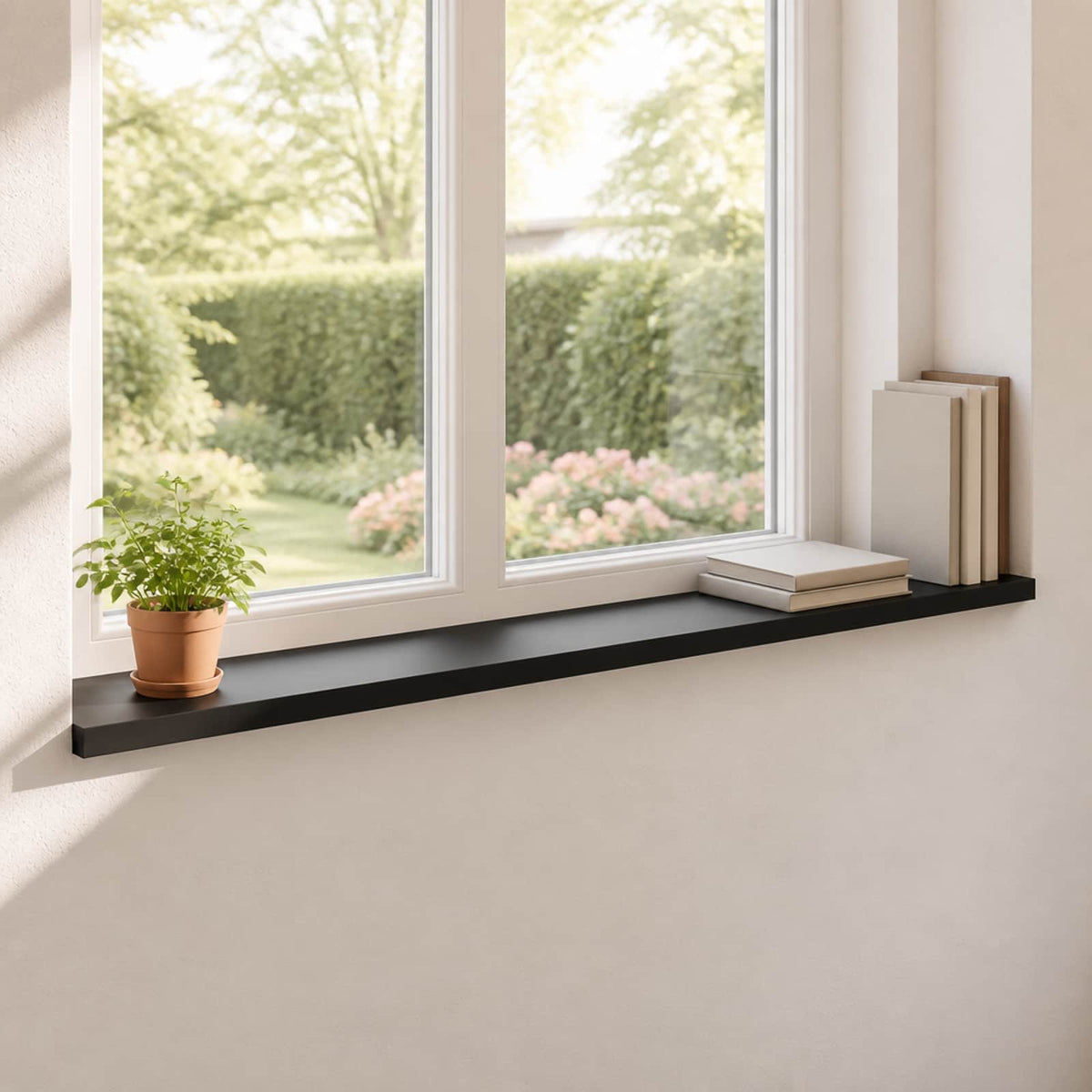 Raamkozijnen 2 st Zwart 120 x 25 x 2 cm Massief beukenhout is nu te koop bij PeponiXL, paradijselijk wonen!