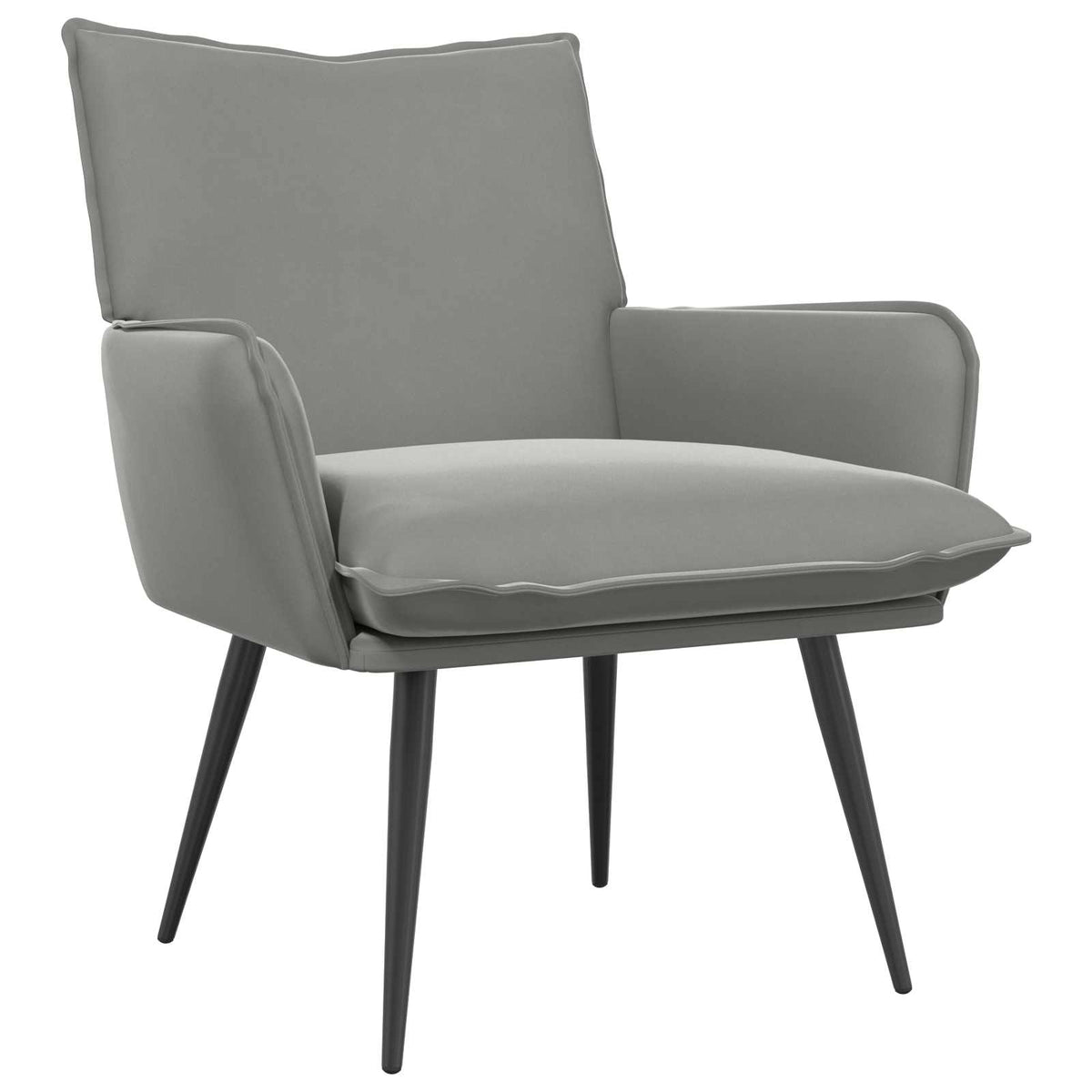 Fauteuil Lichtgrijs fluweel is nu te koop bij PeponiXL, paradijselijk wonen!