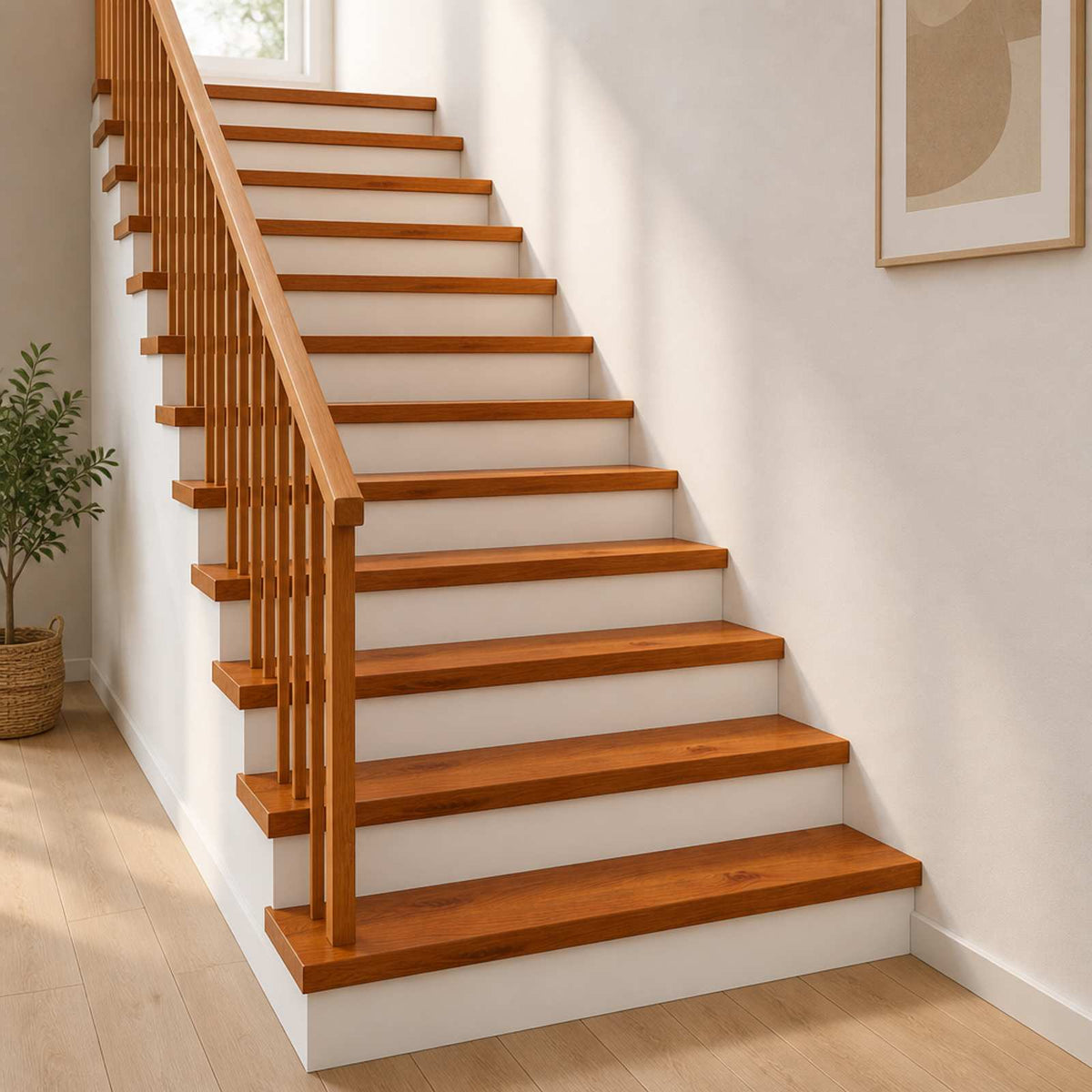 Trap Tread 8 st 90 x 25 x 2 cm Bruin Massief Eikenhout is nu te koop bij PeponiXL, paradijselijk wonen!