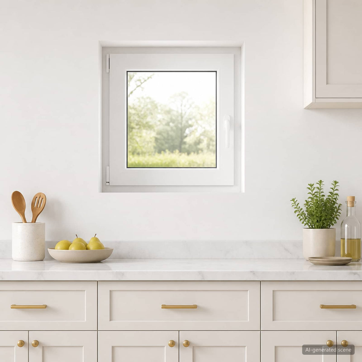 Kleur binnenkant kelderraam Wit RISOR 55 x 55 cm is nu te koop bij PeponiXL, paradijselijk wonen!