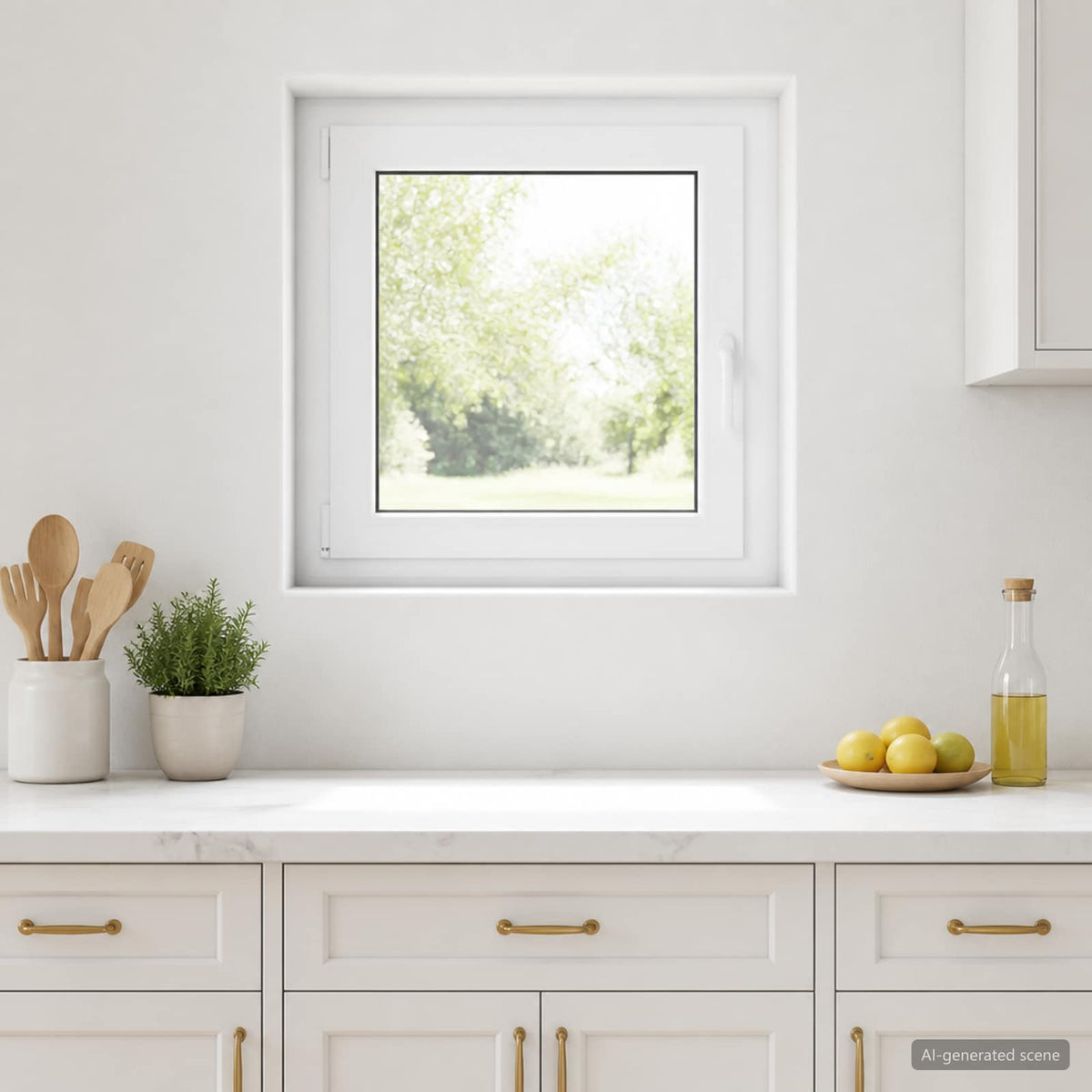 Kleur binnenkant kelderraam Wit RISOR 70 x 70 cm is nu te koop bij PeponiXL, paradijselijk wonen!