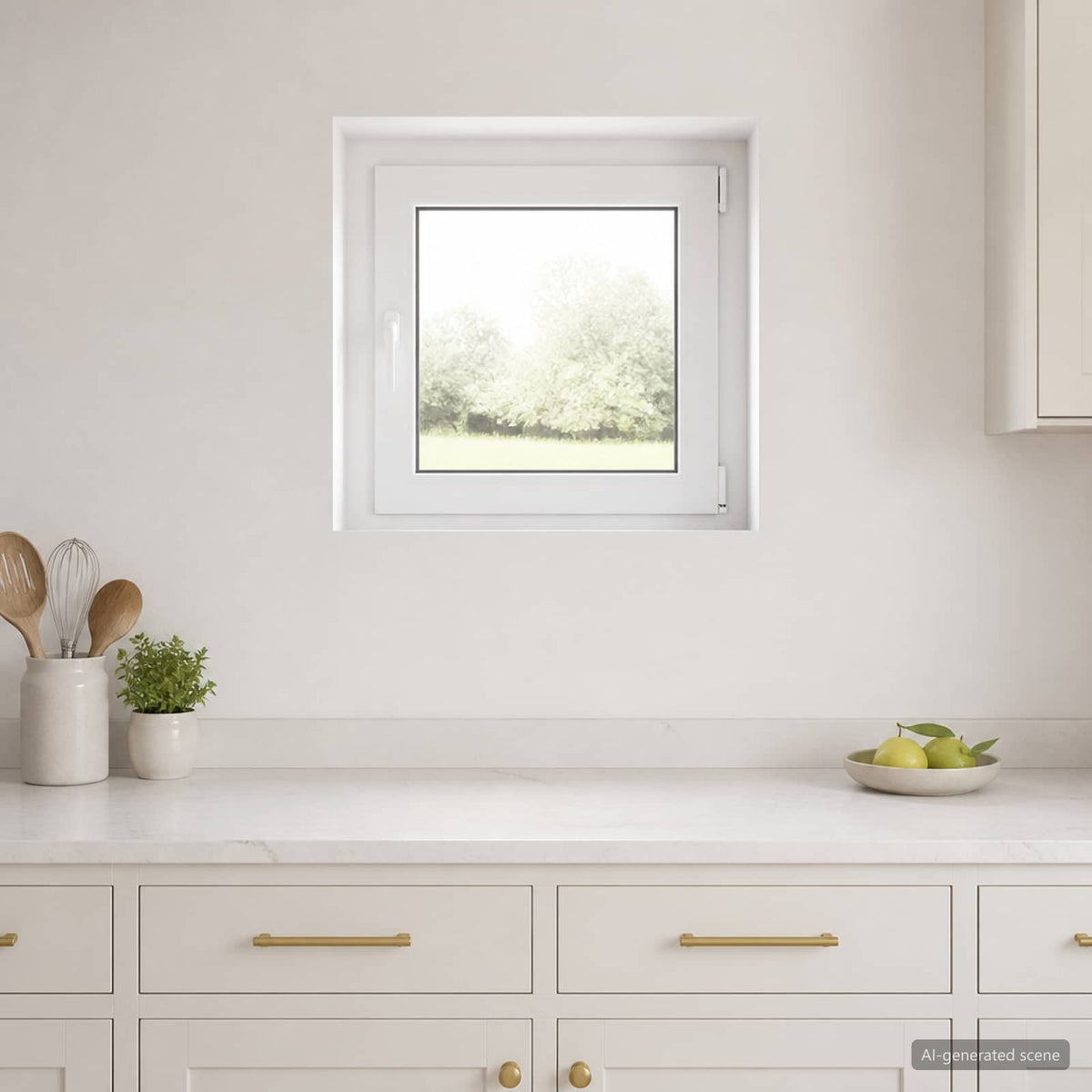 Kleur binnenkant kelderraam Wit RISOR 55 x 55 cm is nu te koop bij PeponiXL, paradijselijk wonen!