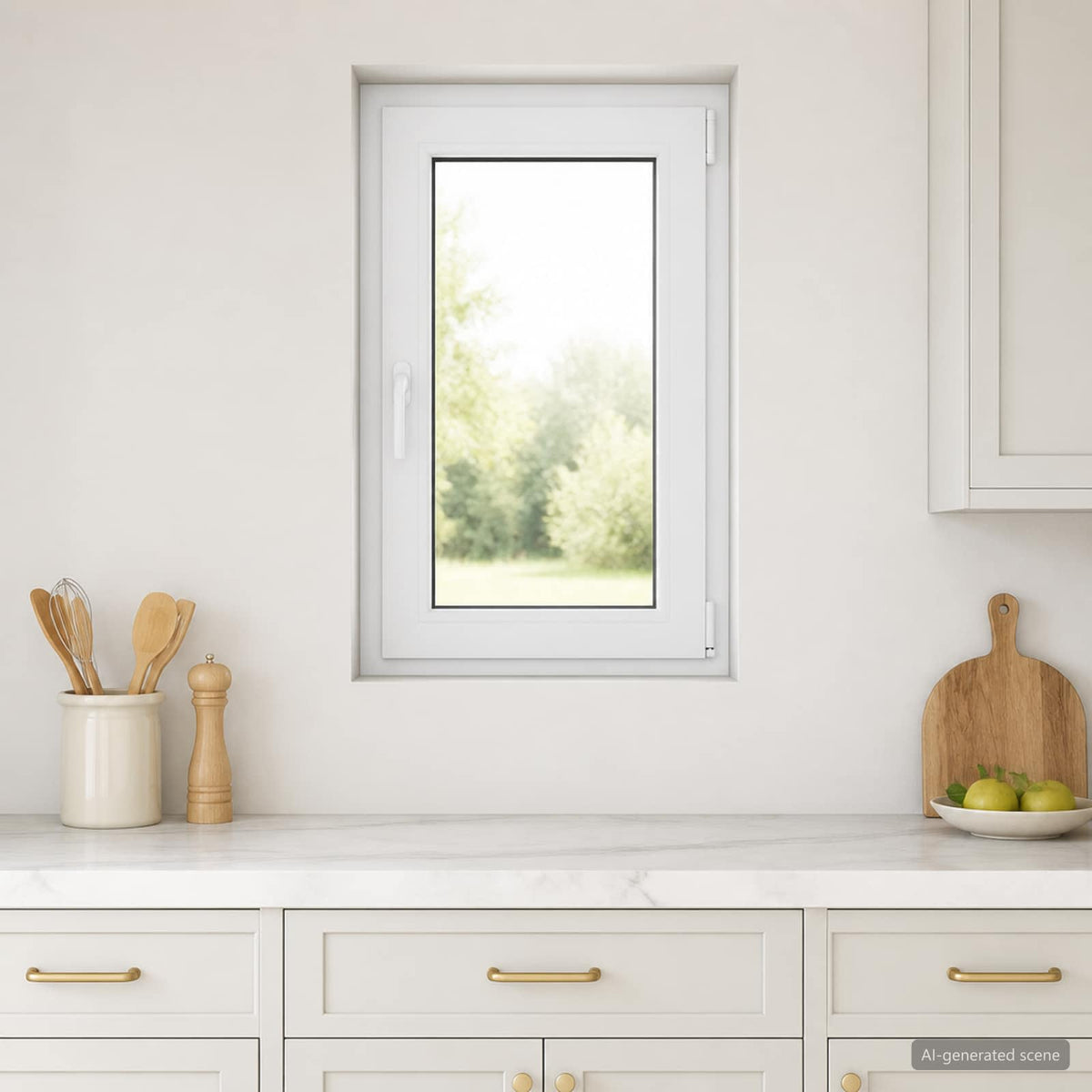 Kleur binnenkant kelderraam Wit RISOR 50 x 90 cm is nu te koop bij PeponiXL, paradijselijk wonen!