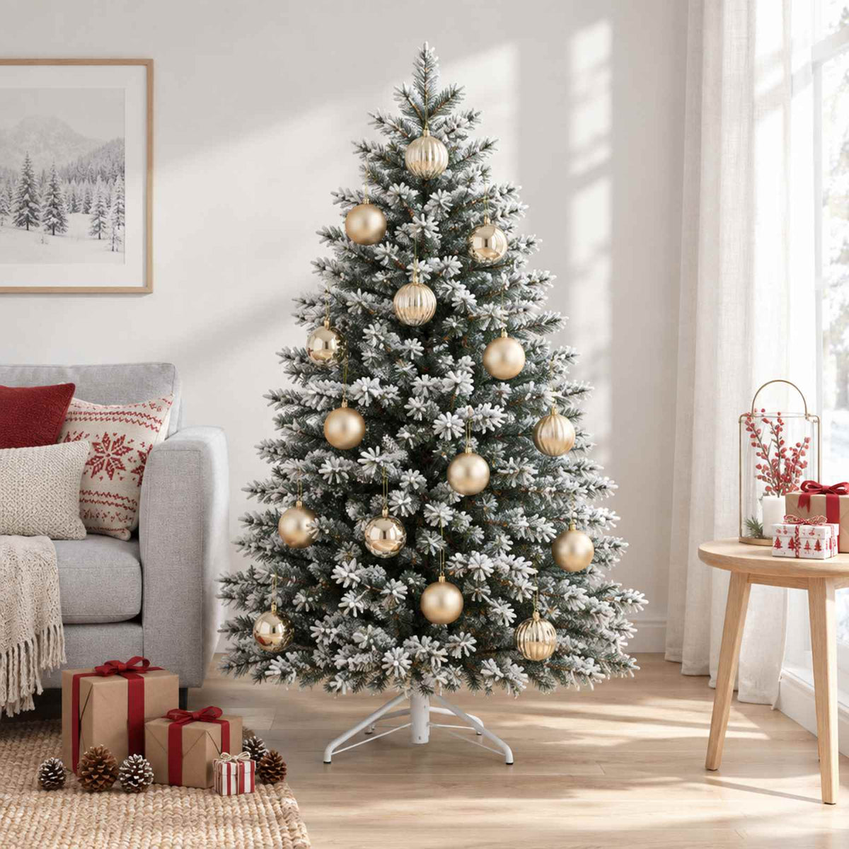 Kerstbalset XL 15 st Goud Dia. 10 cm Kunststof is nu te koop bij PeponiXL, paradijselijk wonen!