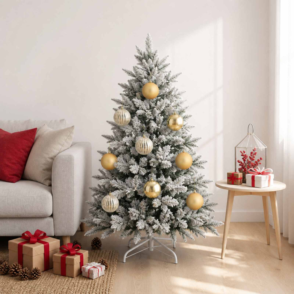 Kerstbalset XL 9 st Goud Ø 15 cm Kunststof is nu te koop bij PeponiXL, paradijselijk wonen!