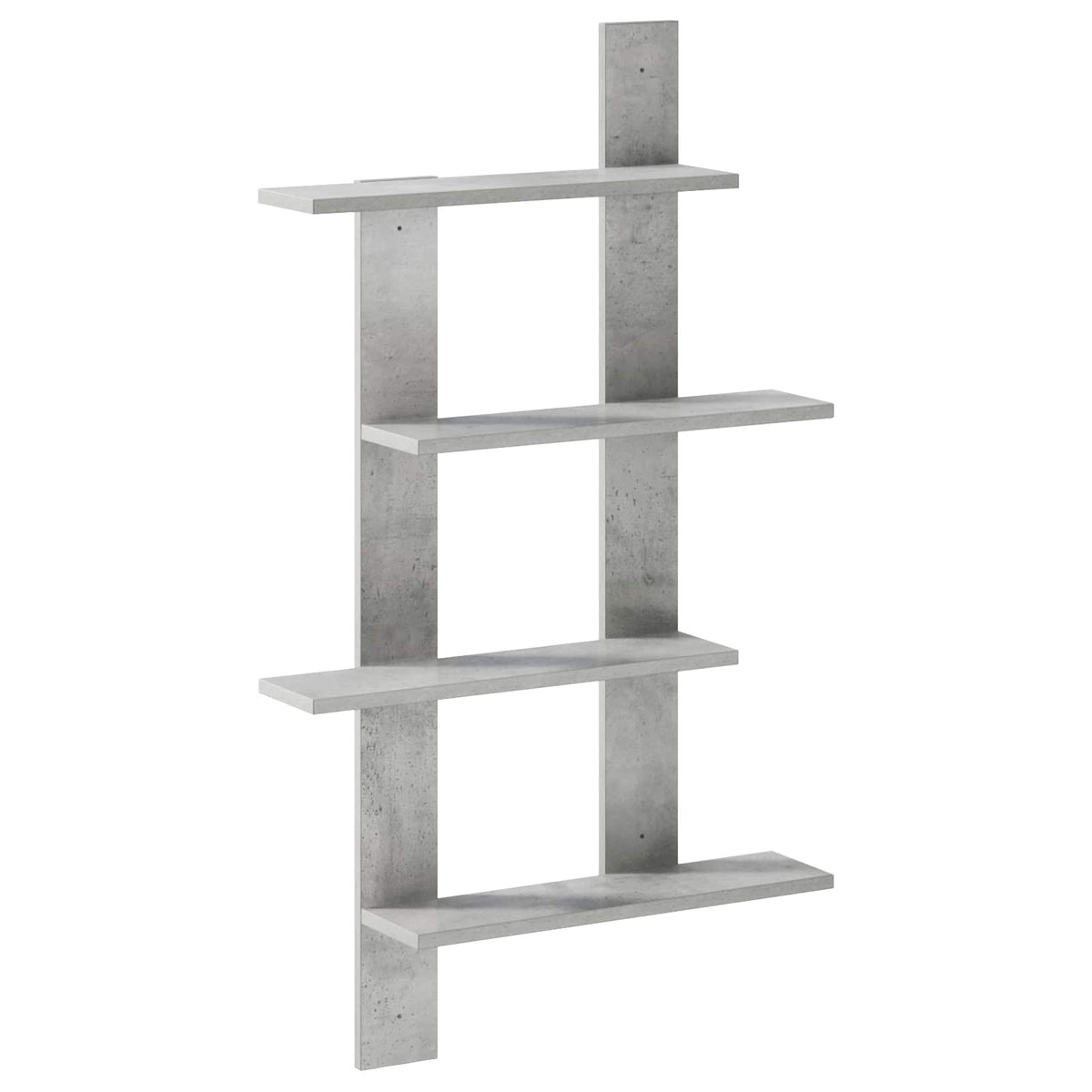 Wandplank Betongrijs 61 x 13,5 x 105 cm Bewerkt hout is nu te koop bij PeponiXL, paradijselijk wonen!