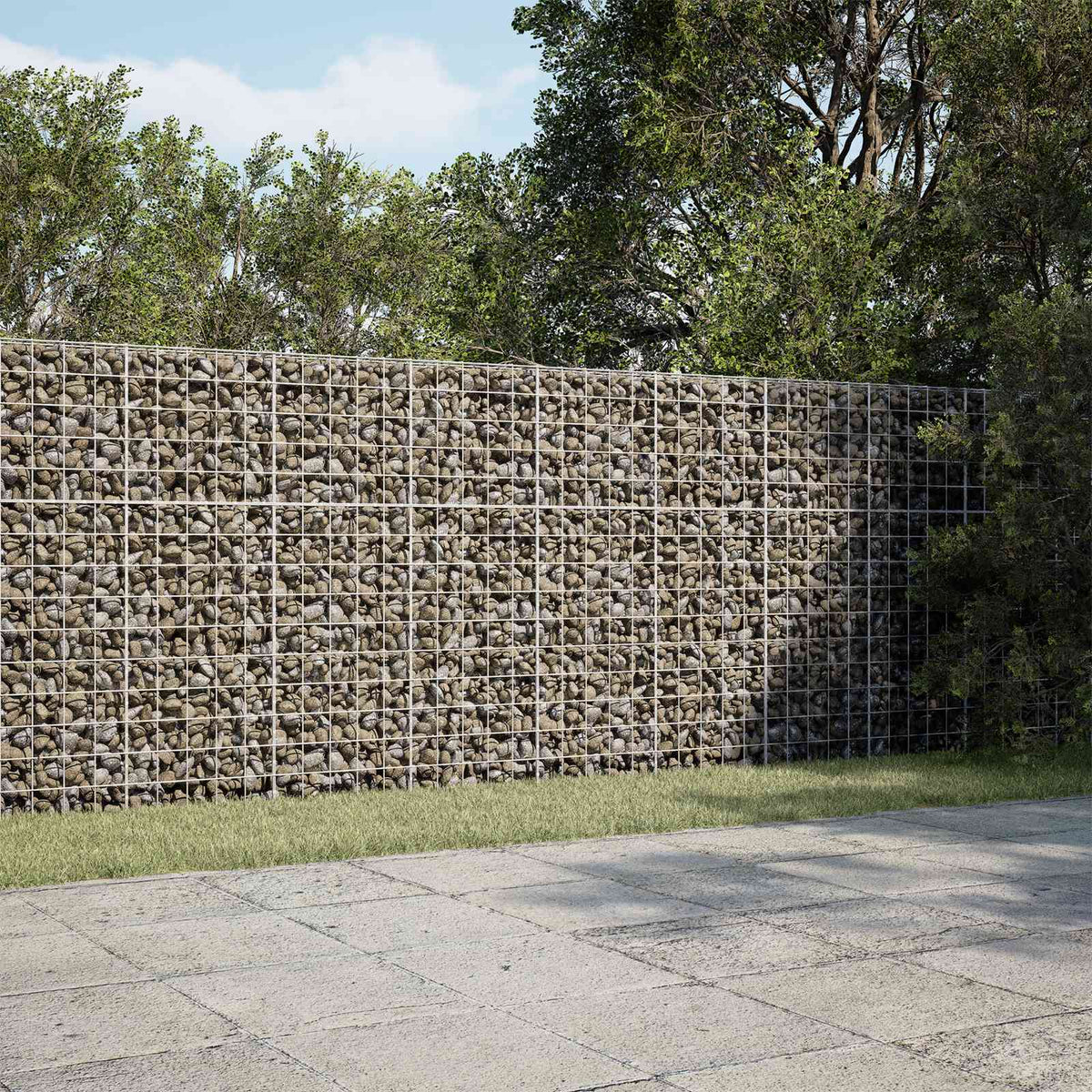 vidaXL Gabion met 5 mm Draad en 10x10 cm Gaas 200x100x150 cm