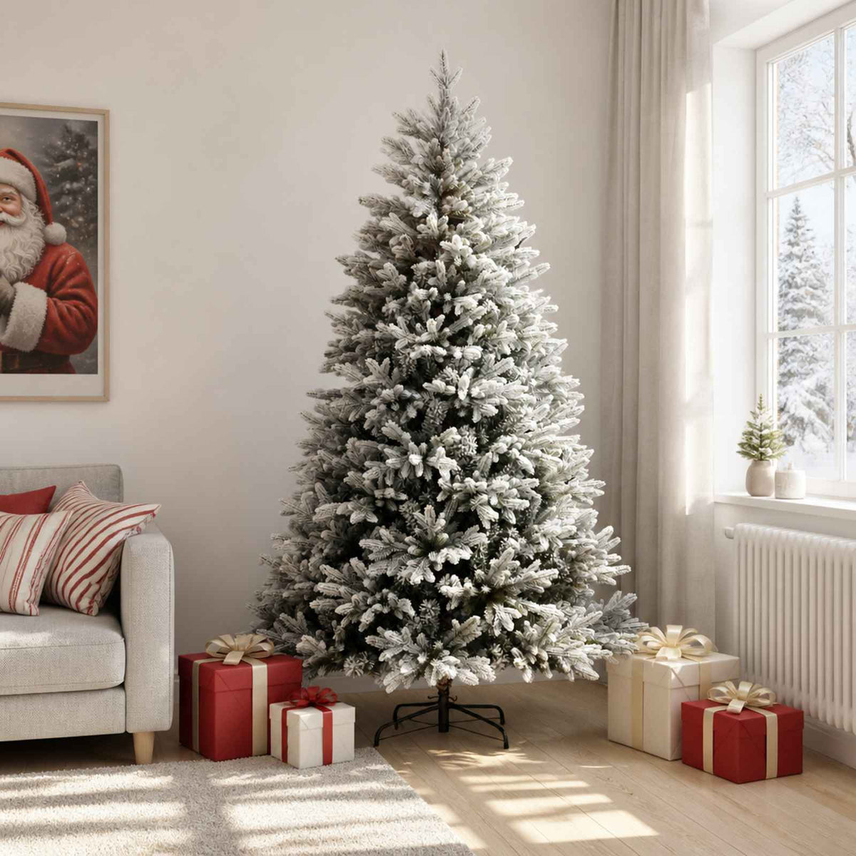 Kunstmatige Inklapbare Kerstboom 180 cm PVC en Metaal is nu te koop bij PeponiXL, paradijselijk wonen!