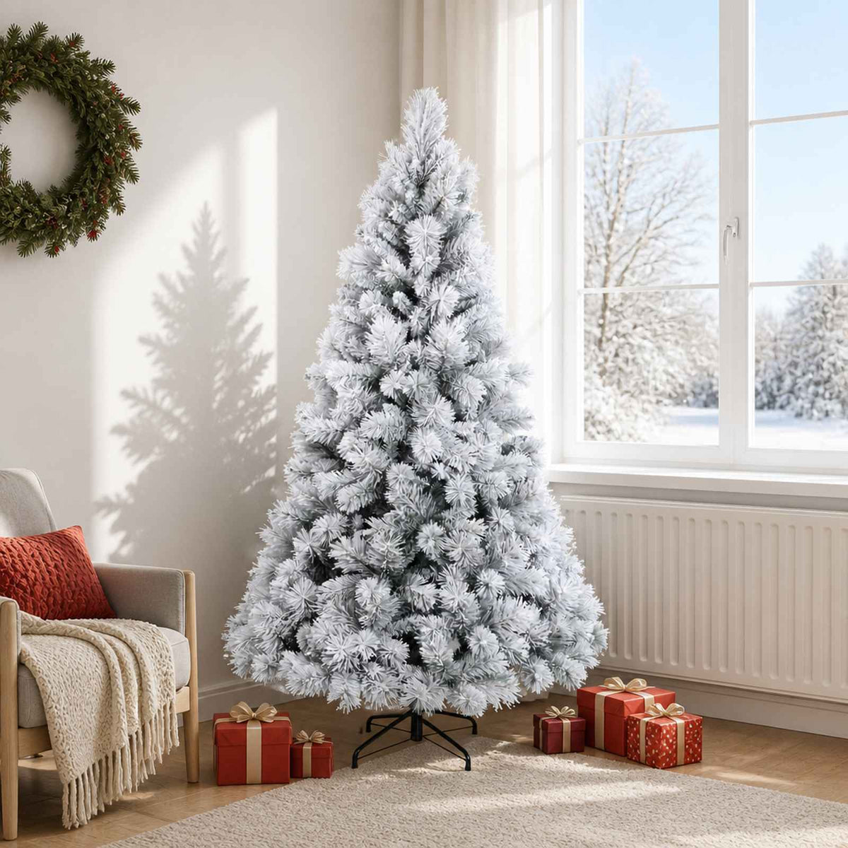 Kunstmatige Inklapbare Kerstboom 180 cm PVC en Metaal is nu te koop bij PeponiXL, paradijselijk wonen!
