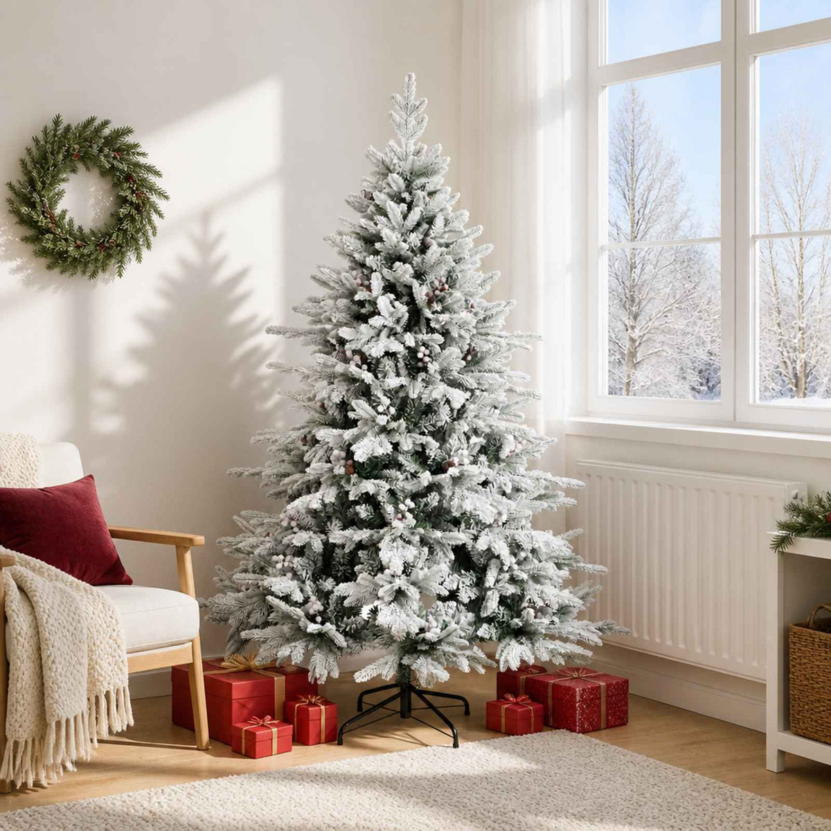 Kunstmatige Inklapbare Kerstboom 180 cm PVC en Metaal is nu te koop bij PeponiXL, paradijselijk wonen!