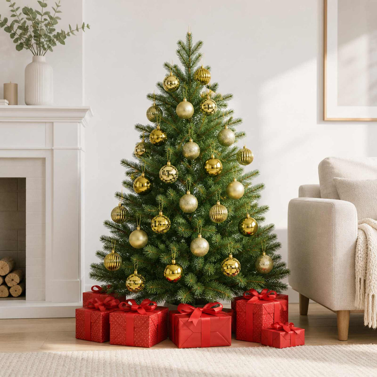 Kerstballen set 50 st Lichtgroen 8 cm Polystyreen is nu te koop bij PeponiXL, paradijselijk wonen!
