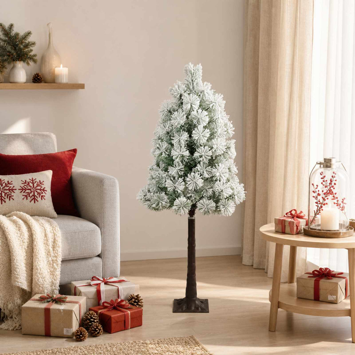 Kunstmatige Inklapbare Kerstboom 120 cm PVC en Metaal is nu te koop bij PeponiXL, paradijselijk wonen!