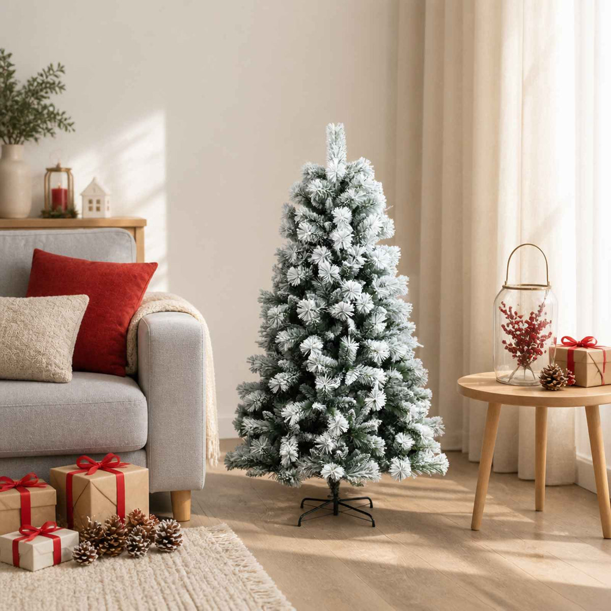 Kunstmatige Inklapbare Kerstboom 150 cm PVC en Metaal is nu te koop bij PeponiXL, paradijselijk wonen!