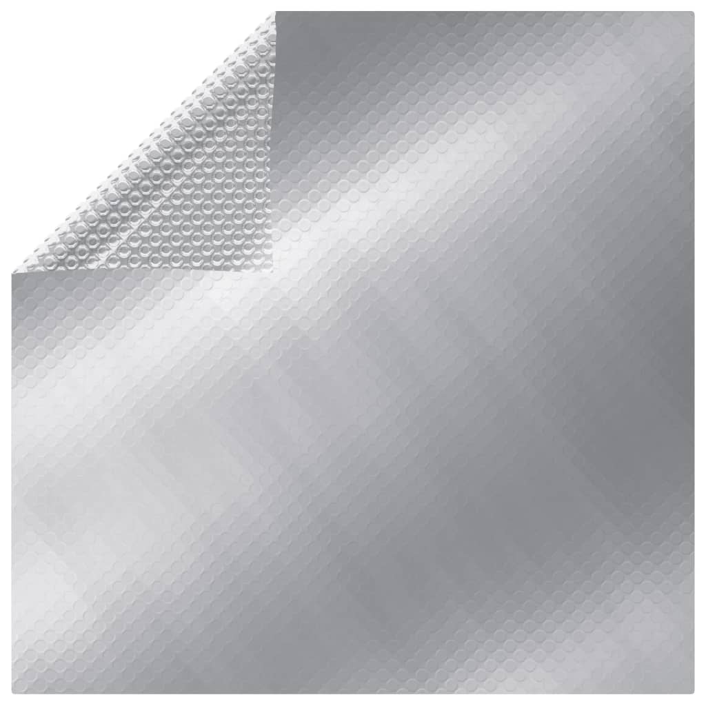 Zwembadhoes 975x488 cm PE zilverkleurig is nu te koop bij PeponiXL, paradijselijk wonen!