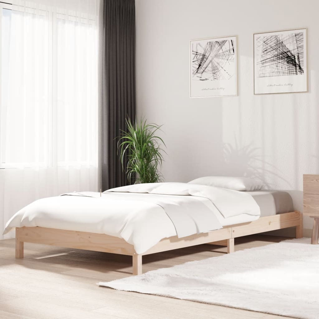 Bed stapelbaar 90x190 cm massief grenenhout is nu te koop bij PeponiXL, paradijselijk wonen!