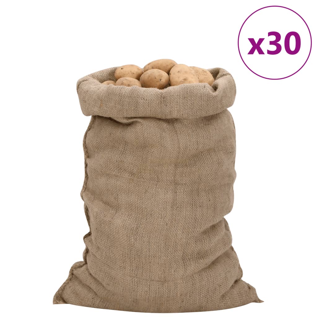 Jutezakken 30 stuks 340 g/m 60x105 cm 100% jute