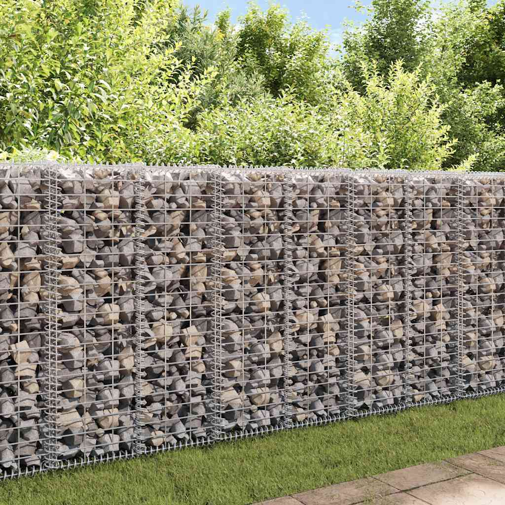 Schanskorf met deksels 100x30x30 cm gegalvaniseerd draad