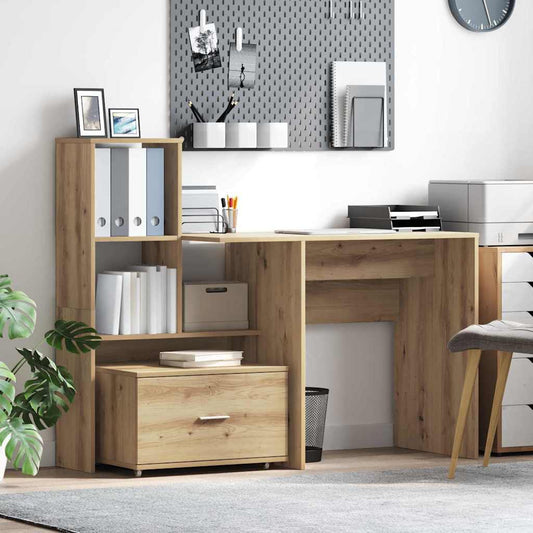 Ladenkast met wiel Bruin 55 x 45 x 33.5 cm Bewerkt hout