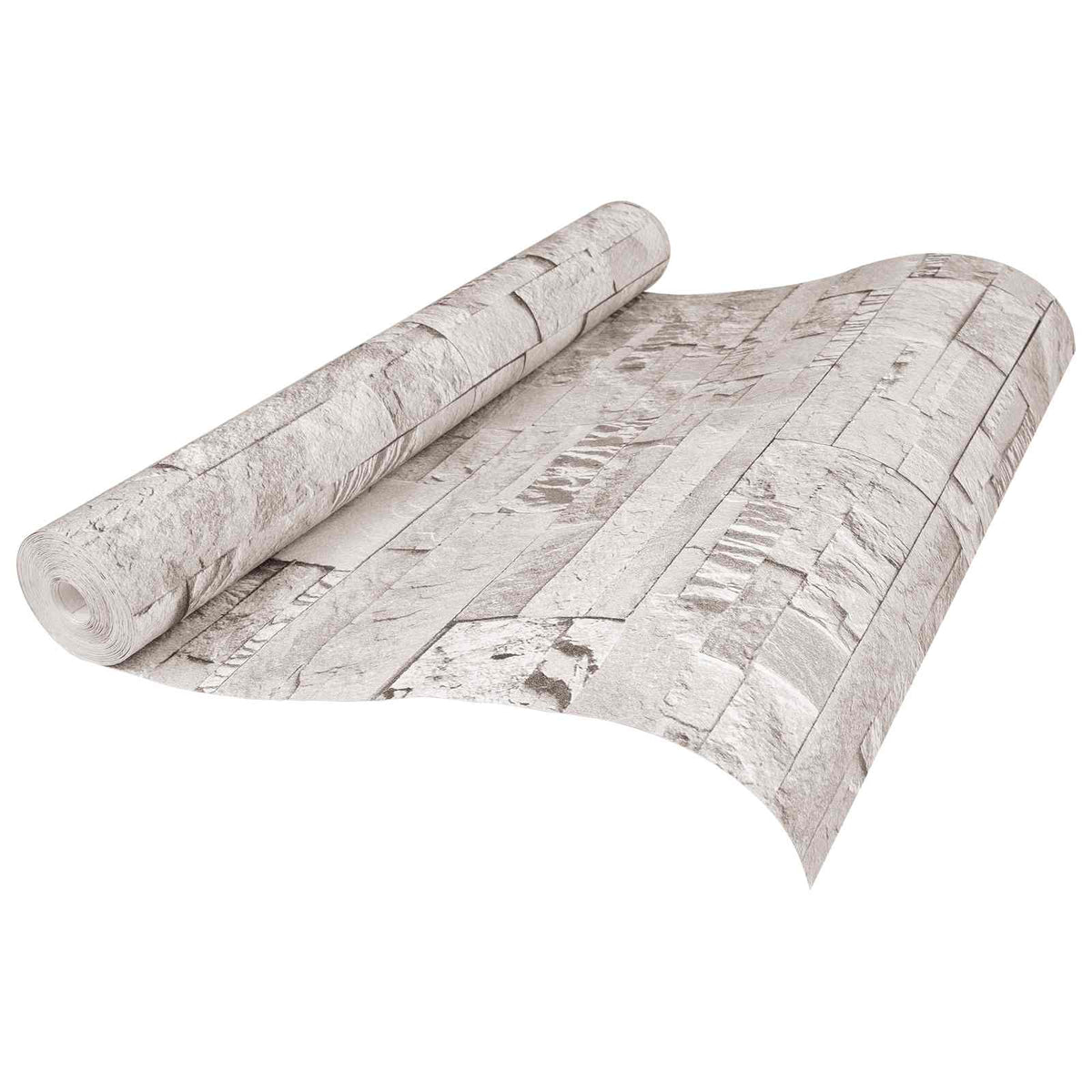 3D Steen Behang Crèmekleurig 10 x 0,53 m Non-Woven Stof is nu te koop bij PeponiXL, paradijselijk wonen!