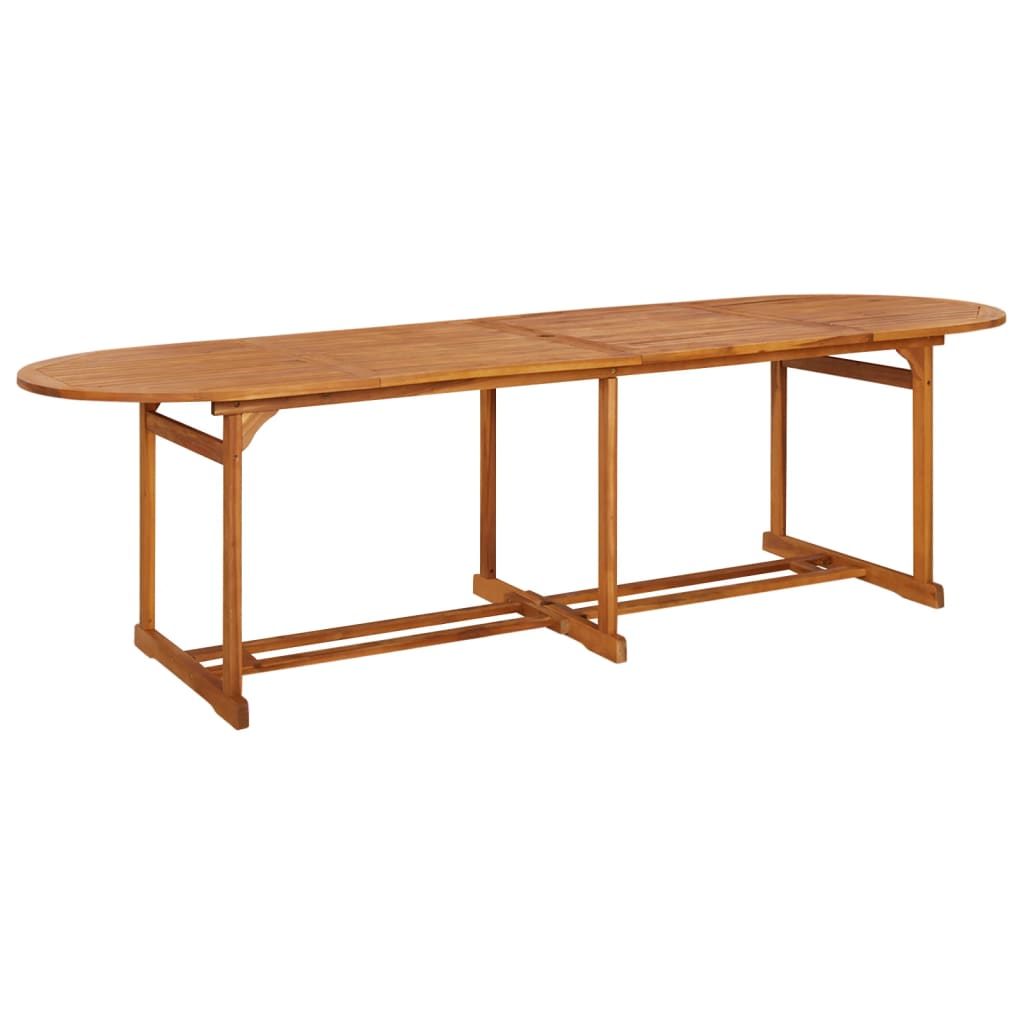 Tuintafel 280x90x75 cm massief acaciahout is nu te koop bij PeponiXL, paradijselijk wonen!