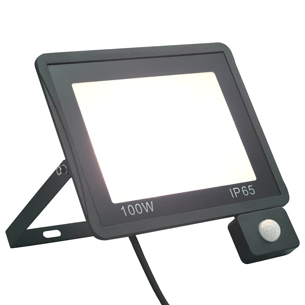 Spotlight met sensor LED 100 W koudwit is nu te koop bij PeponiXL, paradijselijk wonen!